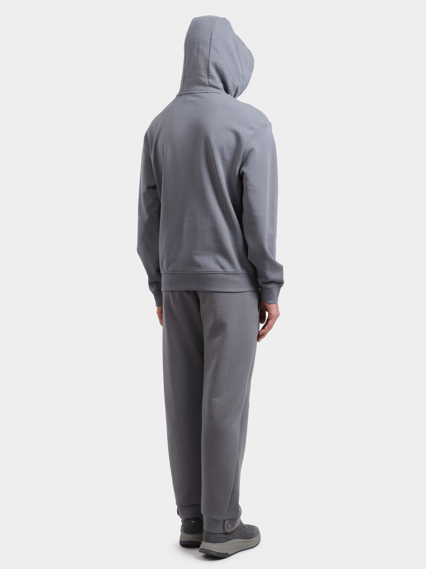 Худи Hugo Dapo 10231445 01 50486478 серое мужское — купить в интернет-магазине Verdistore