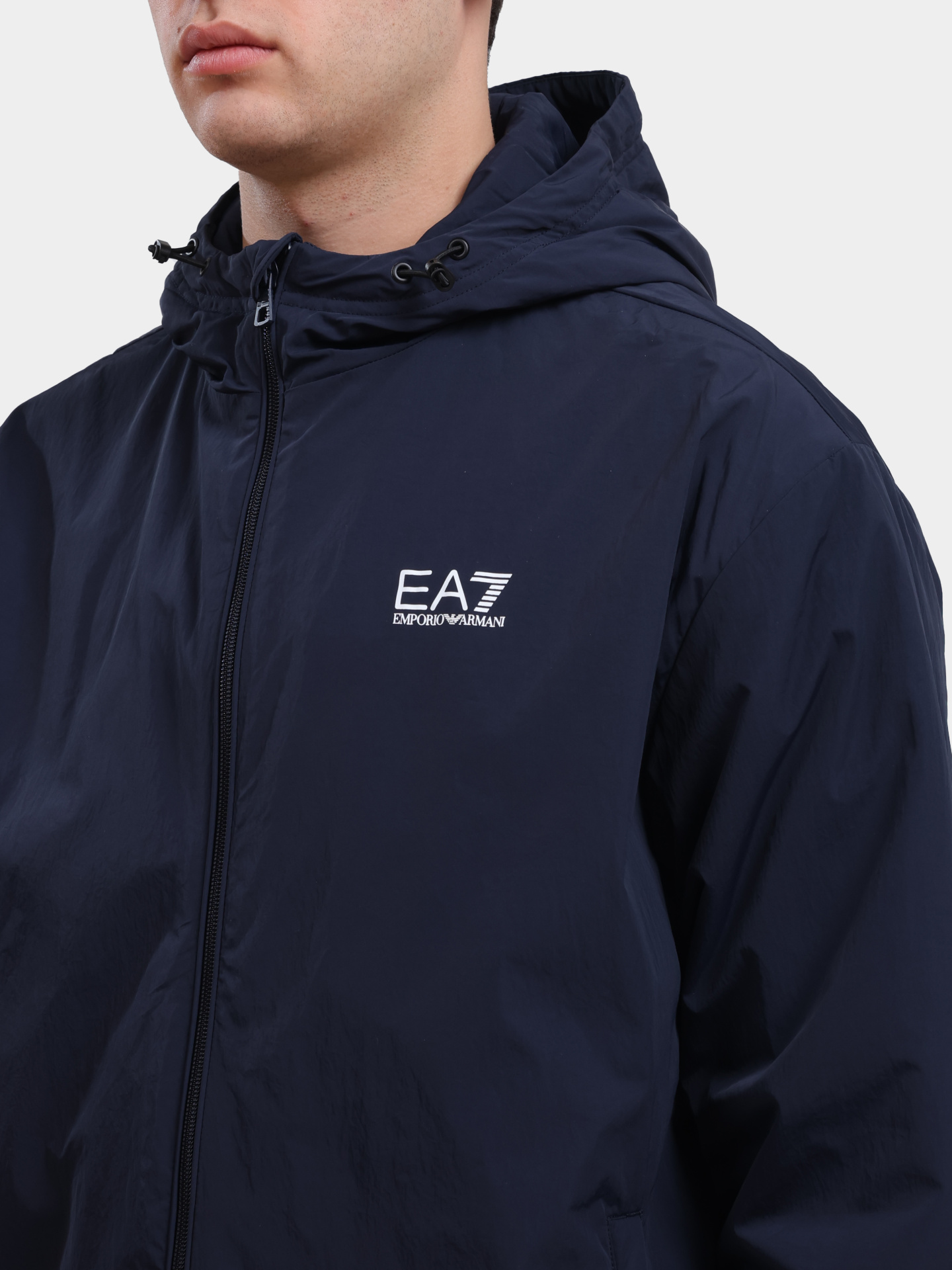 Мастерка EA7 7M000790 AF13190 UB102 синяя мужская — купить в интернет-магазине Verdistore