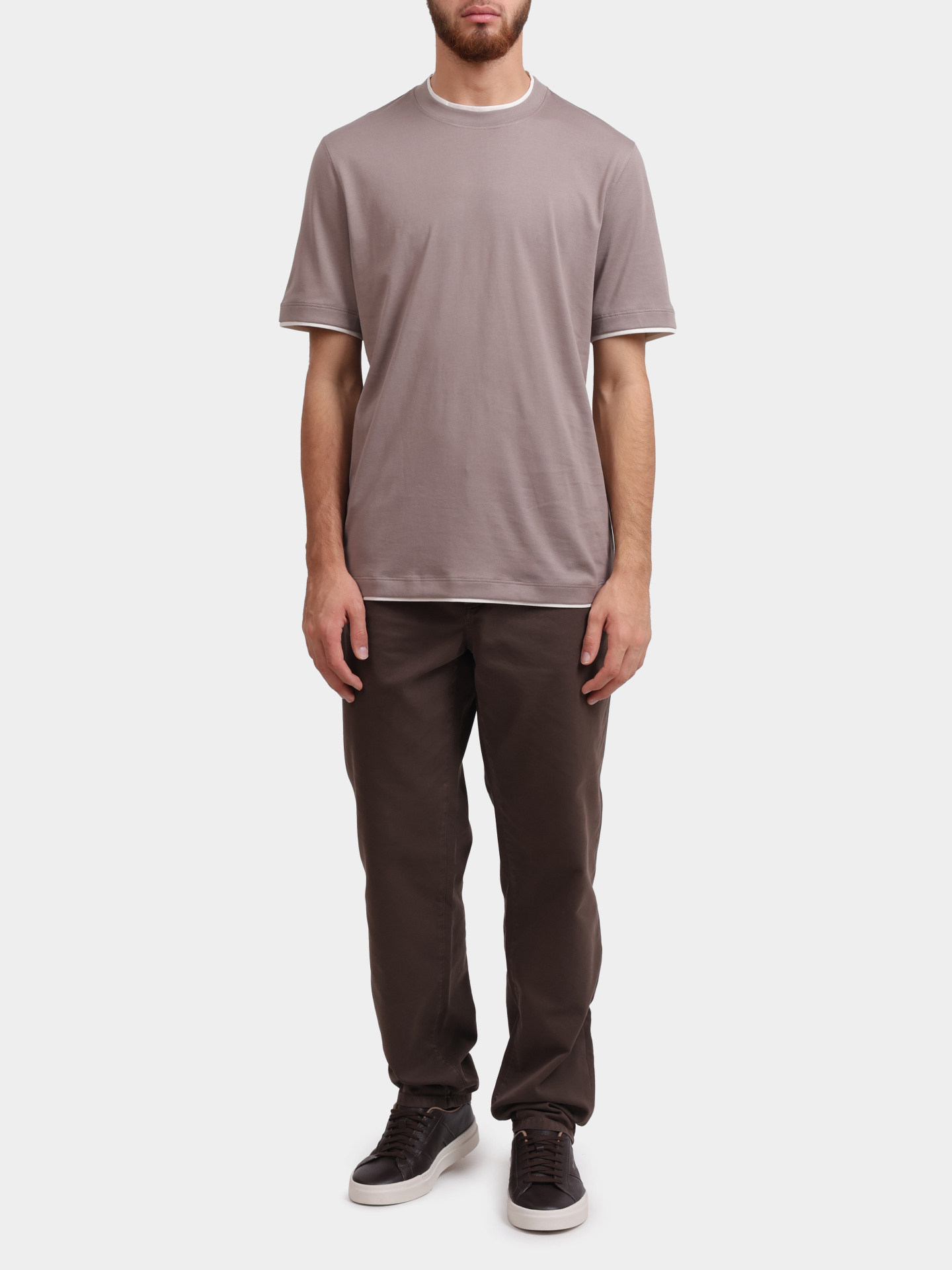 Футболка Brunello Cucinelli M0B137427 CZM82 хлопковая мужская — купить в интернет-магазине Verdistore