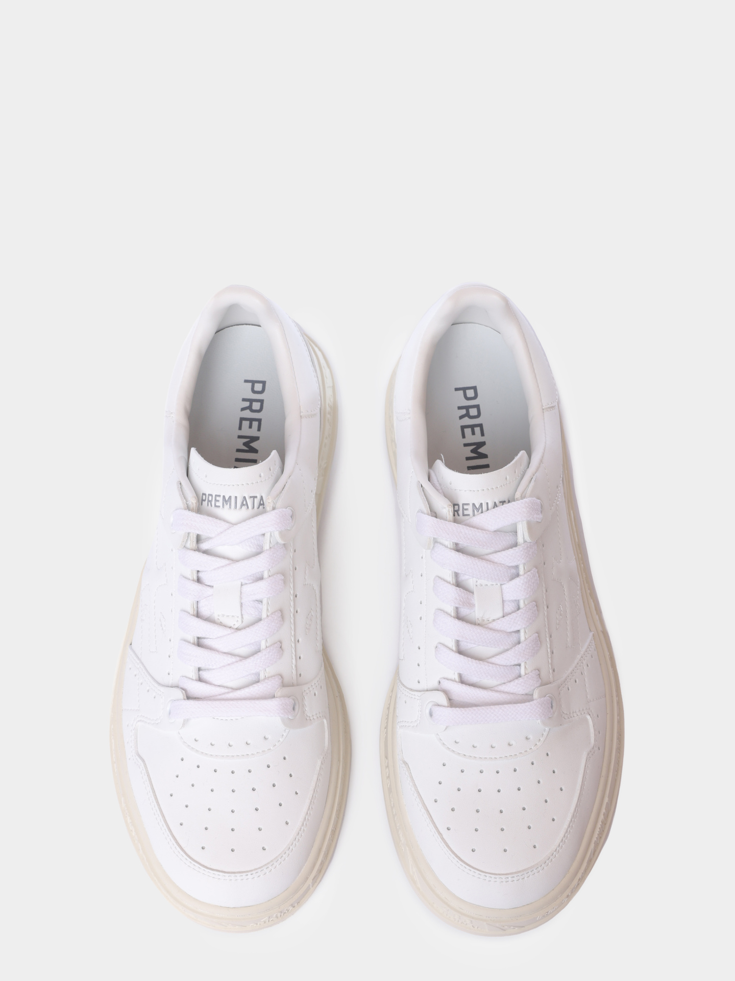 Кеды Premiata QUINN VAR 7500 белые мужские — купить в интернет-магазине Verdistore