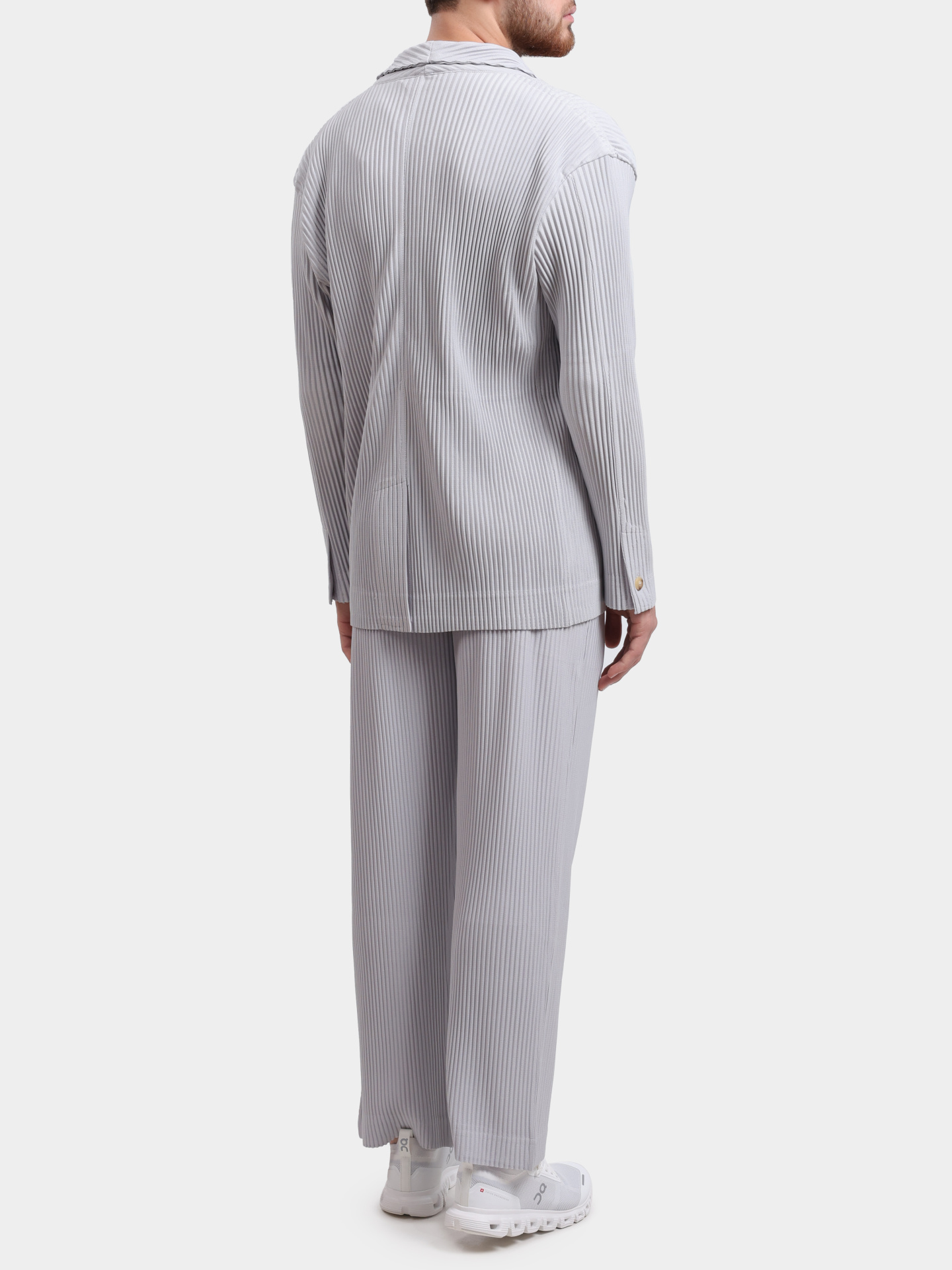 Пиджак Sphynx pleats 3876-4 светло-серый мужской плиссированный — купить в интернет-магазине Verdistore