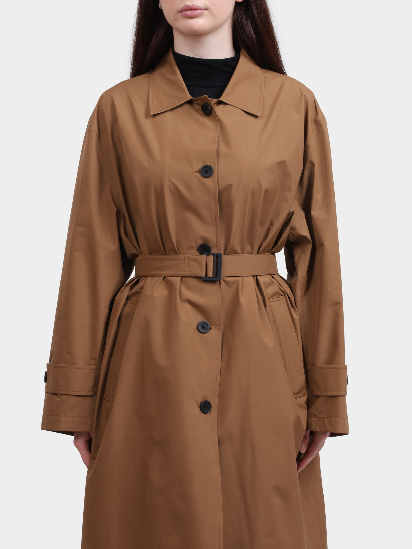 Тренч Herno IM00047DL 11124 8086 светло-коричневый женский — купить в интернет-магазине Verdistore
