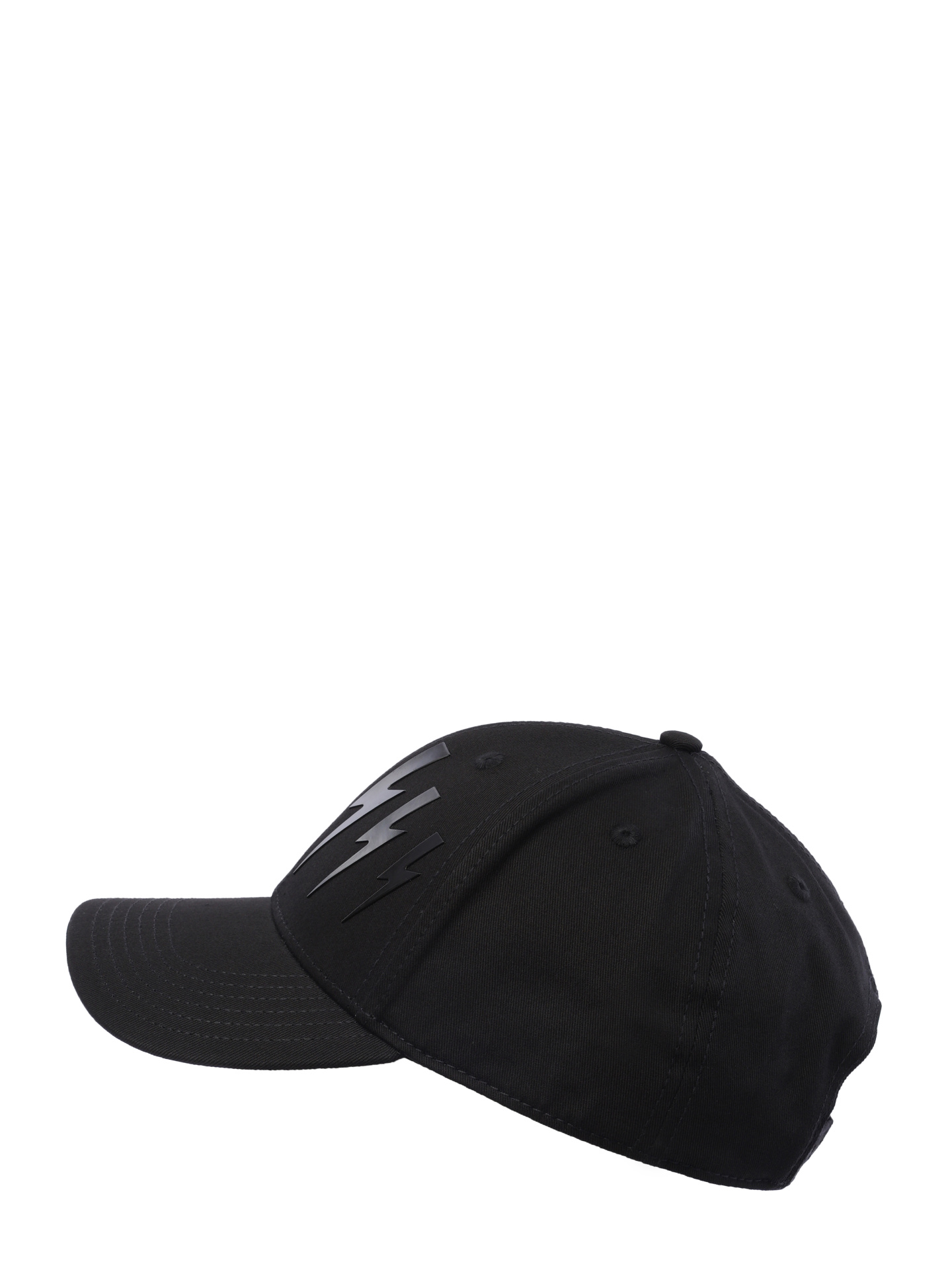 Бейсболка черная хлопковая с черной наклейкой логотипом — купить в интернет-магазине Verdistore