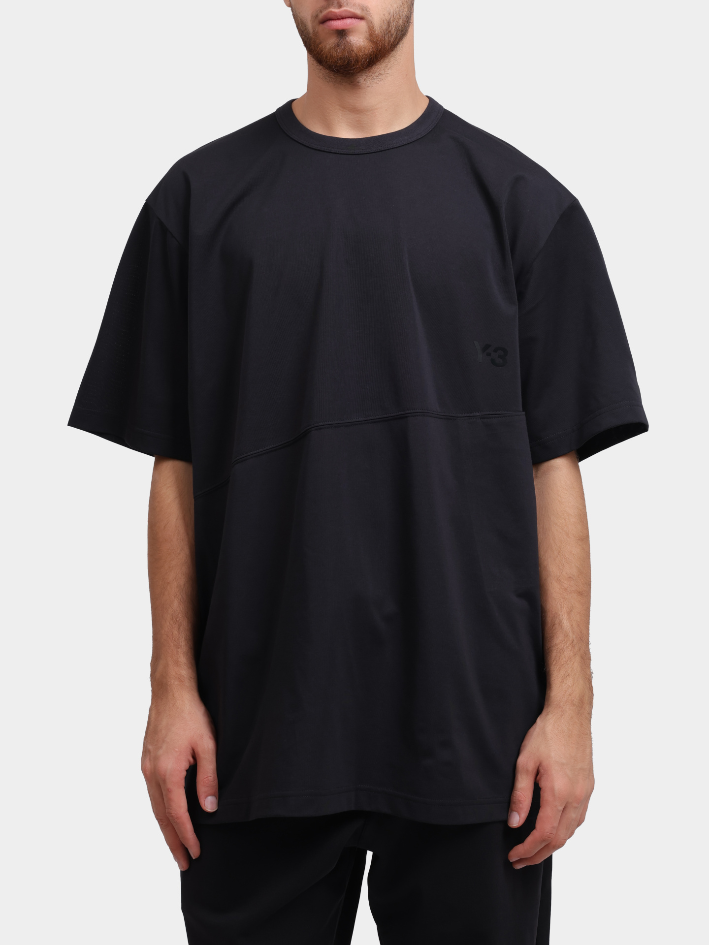 Футболка Y-3 JC6396 черная мужская с логотипом — купить в интернет-магазине Verdistore