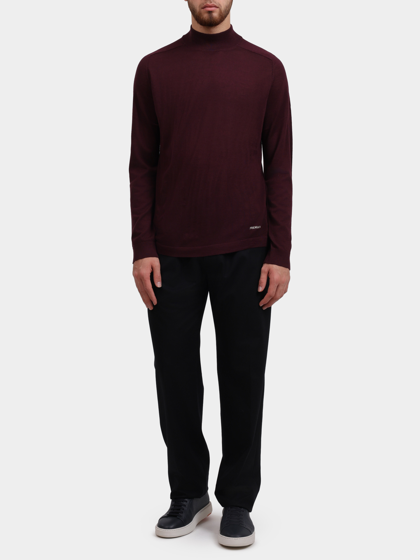 Водолазка Premiata PMG 19 Bordeaux шерстяная мужская — купить в интернет-магазине Verdistore