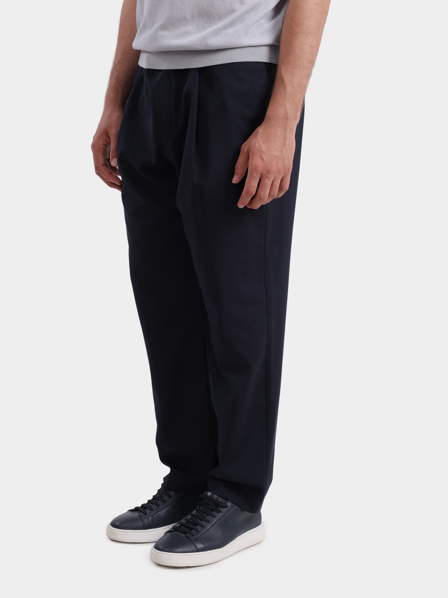 Брюки Jacob Cohen JUM PT017 001 T870A RW Y99 темно-синие мужские из шерсти — купить в интернет-магазине Verdistore