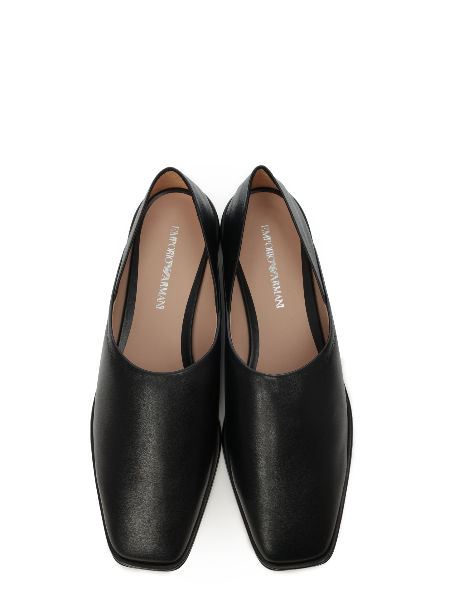 Балетки Emporio Armani X3D293 XF271 00002 кожаные женские — купить в интернет-магазине Verdistore