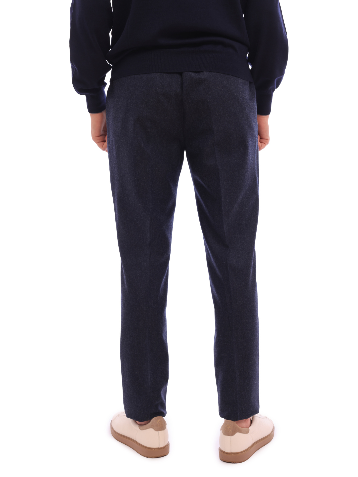 Брюки Brunello Cucinelli M038PE1740 C532 темно-синие мужские — купить в интернет-магазине Verdistore
