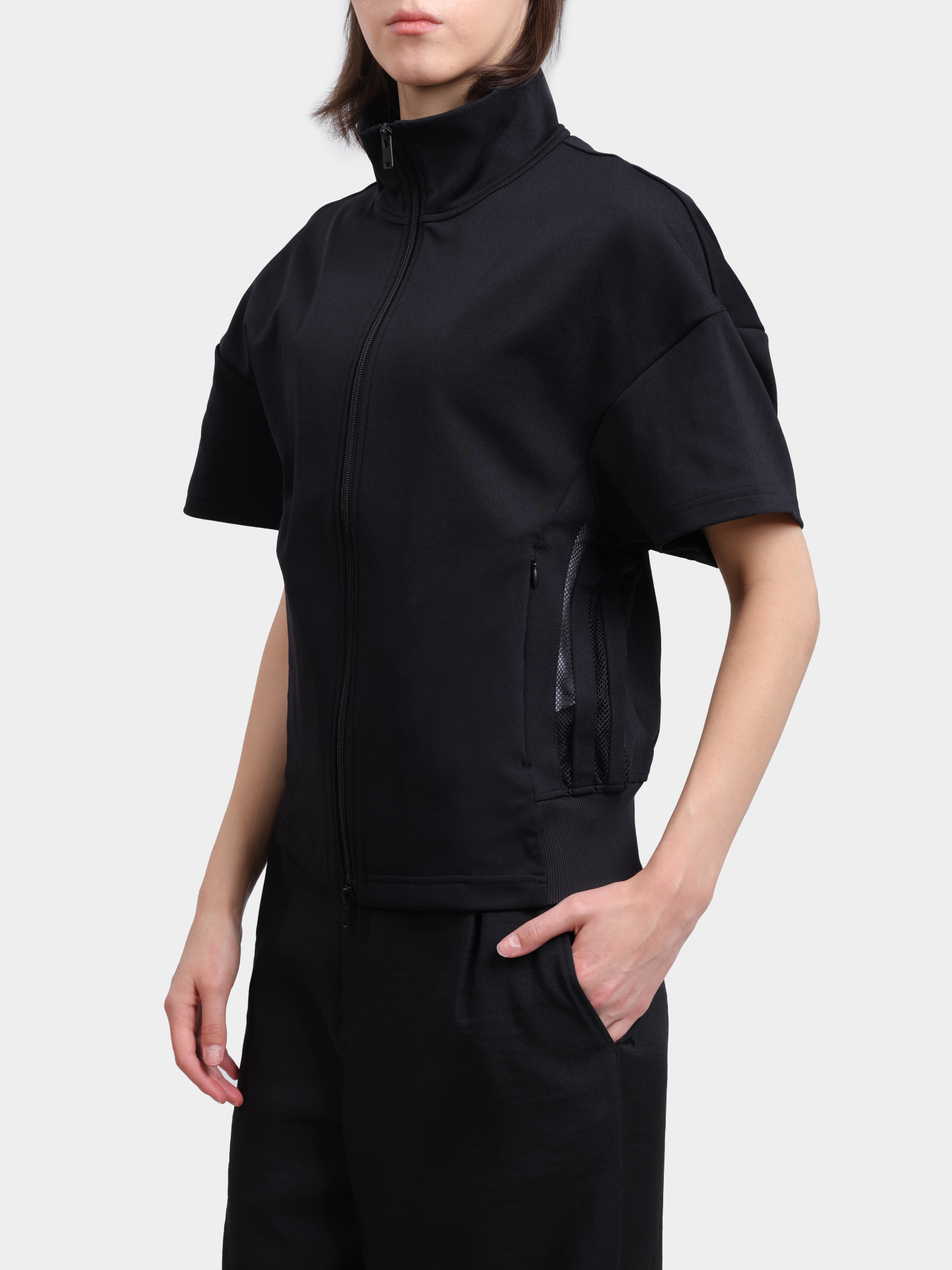 Толстовка Y-3 JN4984 черная женская на молнии — купить в интернет-магазине Verdistore