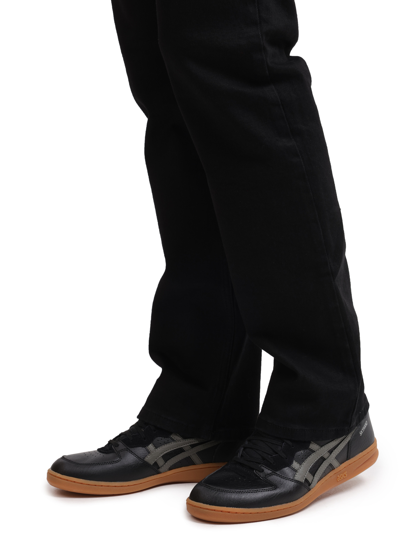 Кеды Asics 1203A451 001 черные мужские на коричневой подошве — купить в интернет-магазине Verdistore