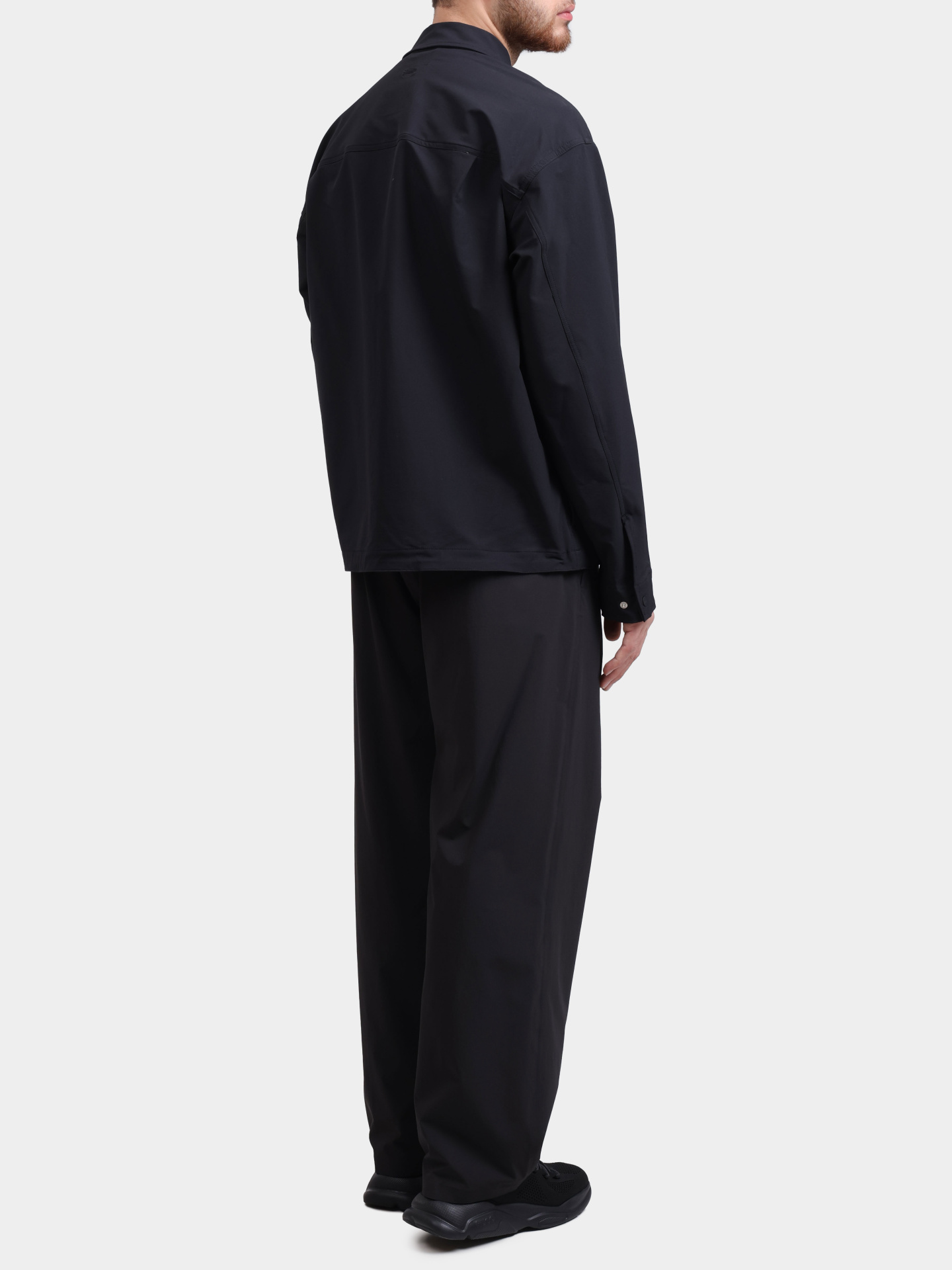 Куртка-рубашка Herno Laminar GI00183UL 12846S 9300 черная мужская — купить в интернет-магазине Verdistore