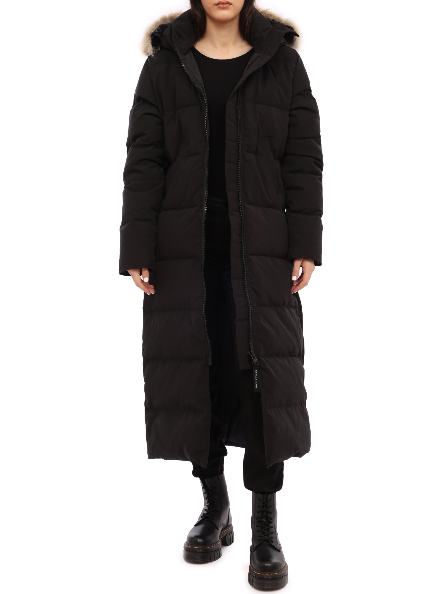 Пуховик Canada Goose 3035L черный женский — купить в интернет-магазине Verdistore