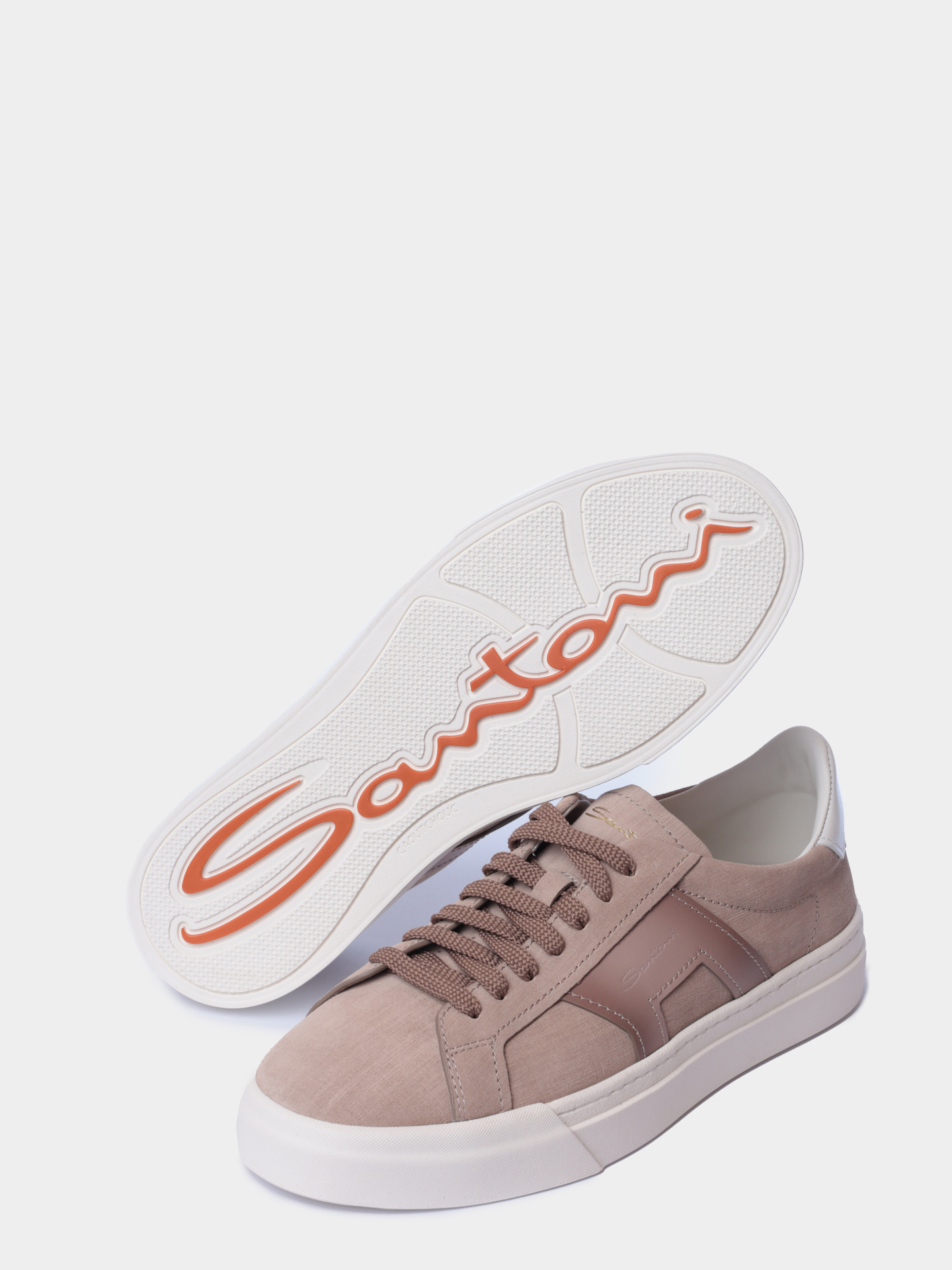 Кеды Santoni MBGG21964PNNCFCTM50 замшевые мужские — купить в интернет-магазине Verdistore