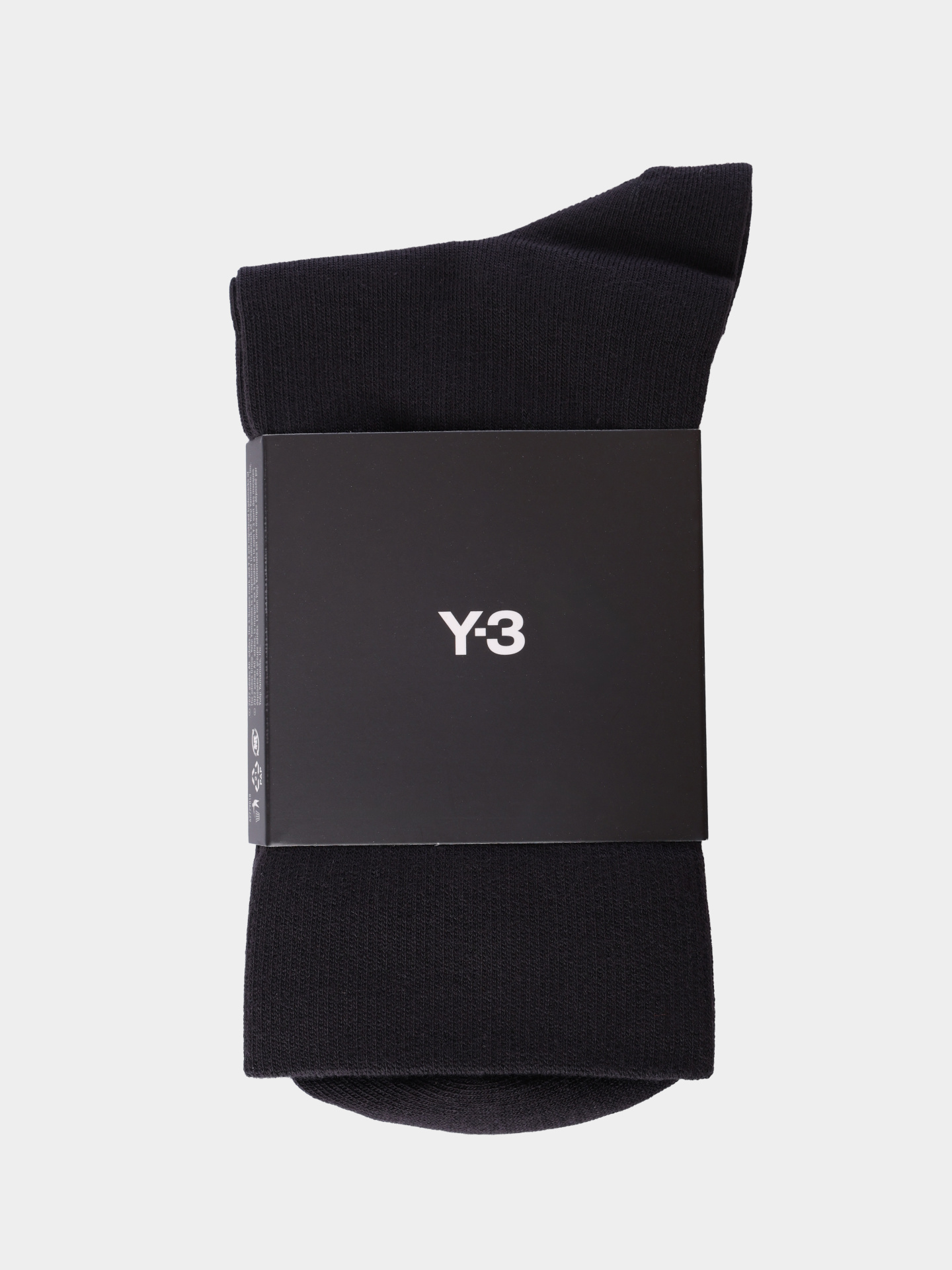 Носки Y-3 JP1152 черные мужские с логотипом — купить в интернет-магазине Verdistore