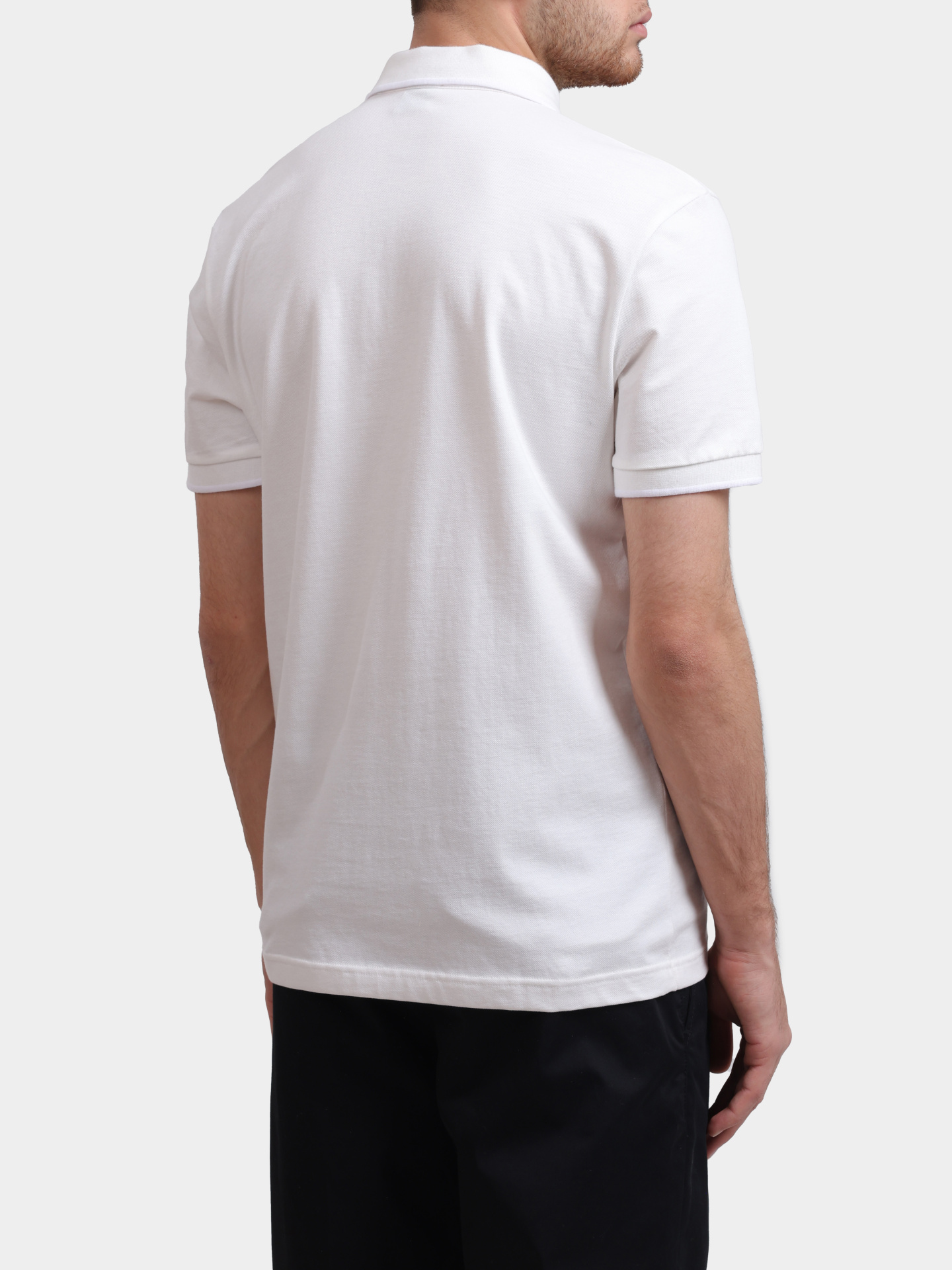 Поло Boss Passertip 10256683 мужское из хлопкового джерси — купить в интернет-магазине Verdistore