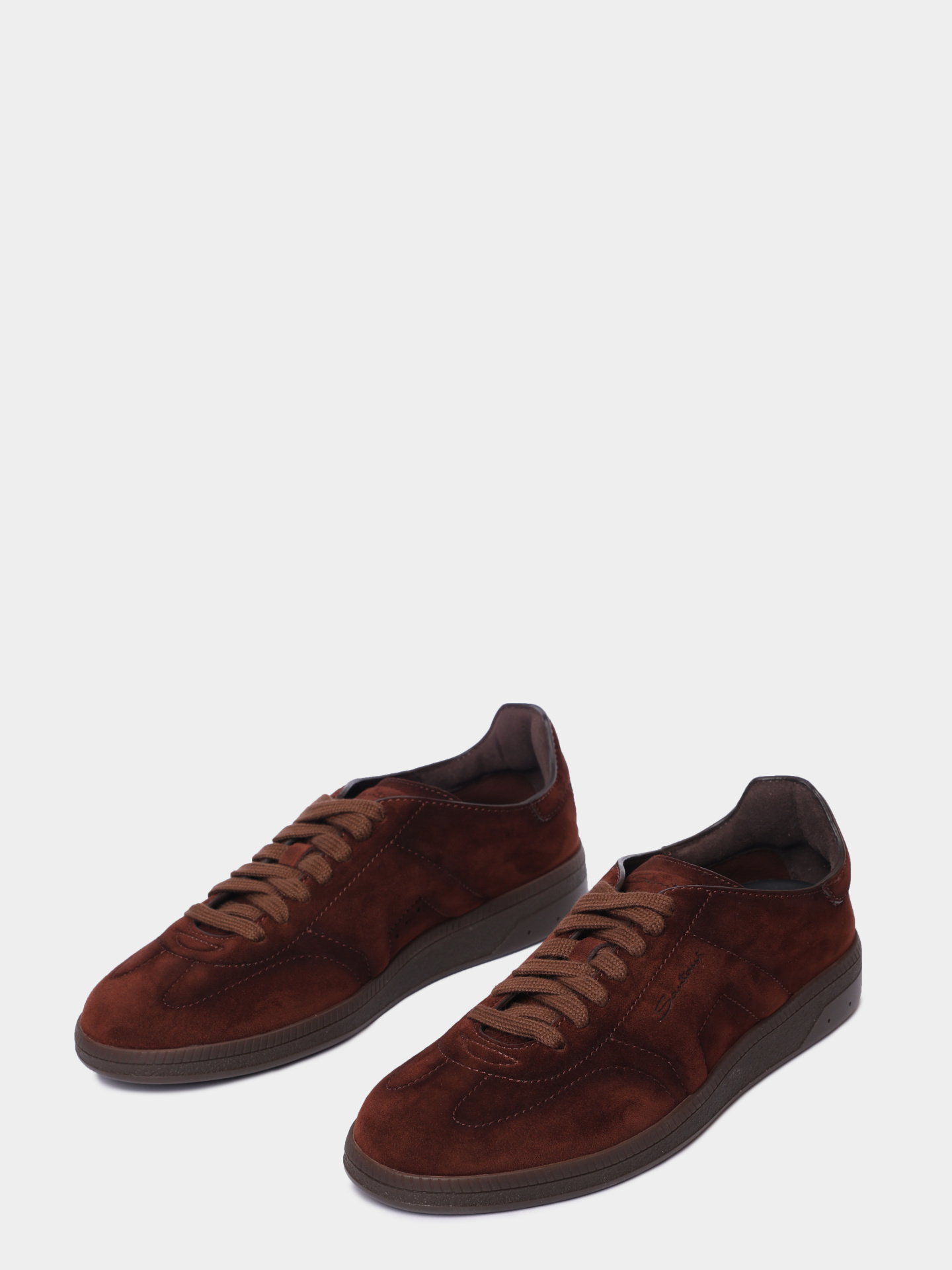 Кеды Santoni WBPG61415DKTTTYDS26 замшевые женские — купить в интернет-магазине Verdistore