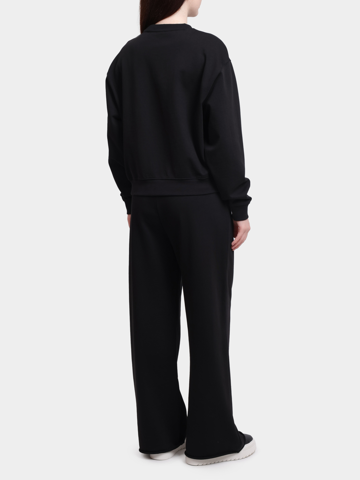 Свитшот Hugo 50541169 001 черный женский с логотипом — купить в интернет-магазине Verdistore