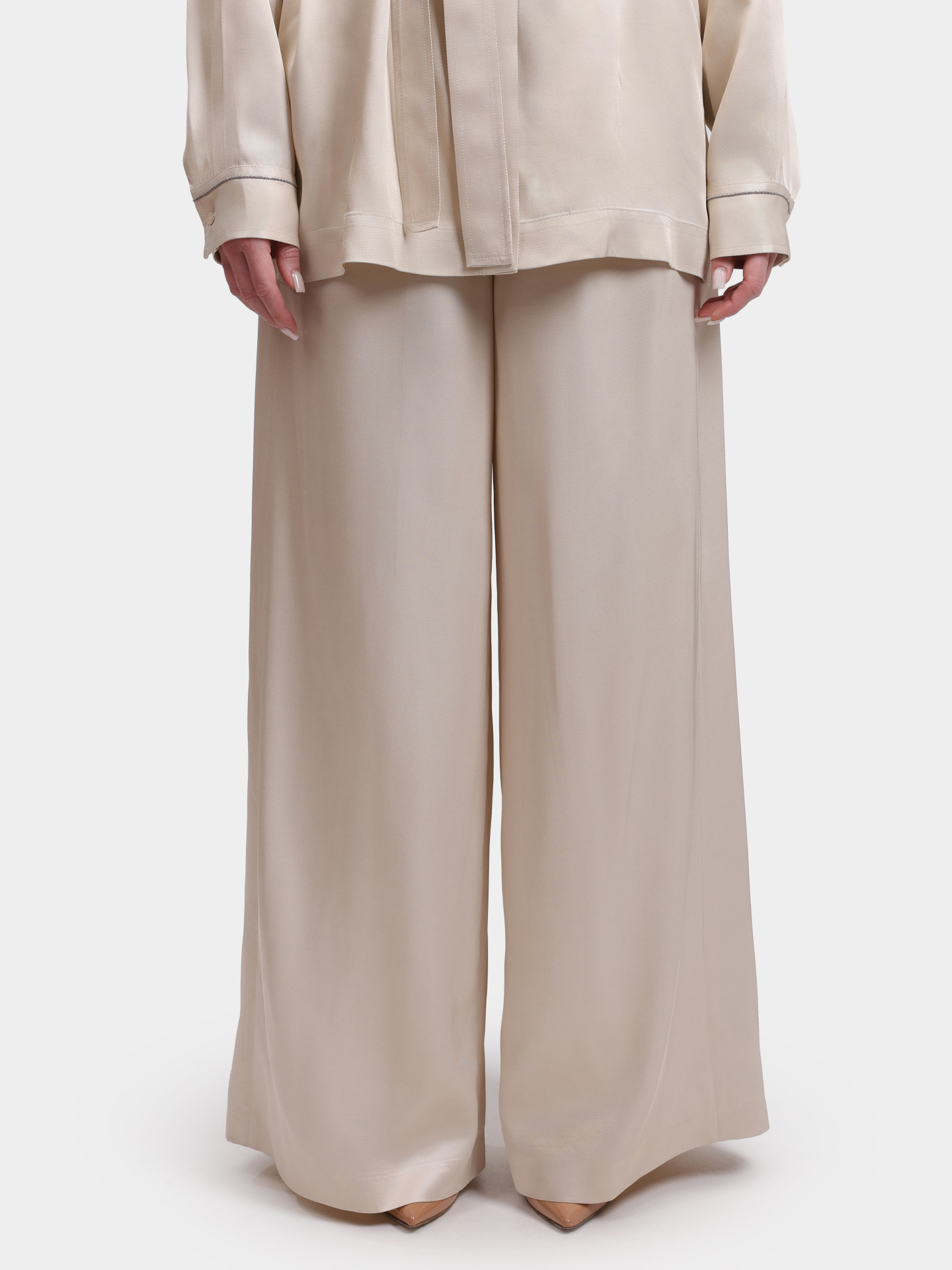 Брюки P04052 02245 43 молочные женские  — купить в интернет-магазине Verdistore