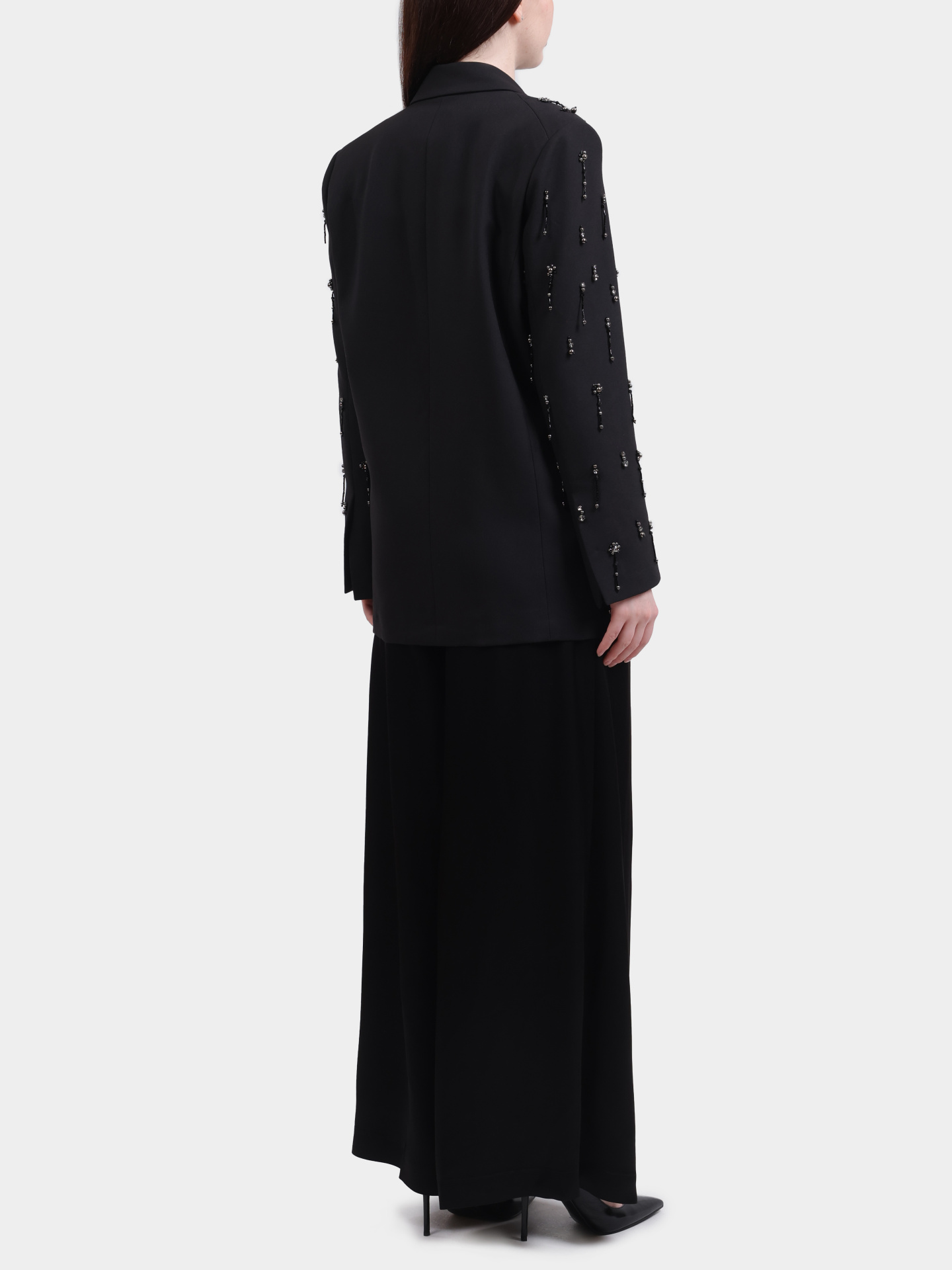 Жакет Pinko 105411 A2PN Z99 черный женский с бисером — купить в интернет-магазине Verdistore