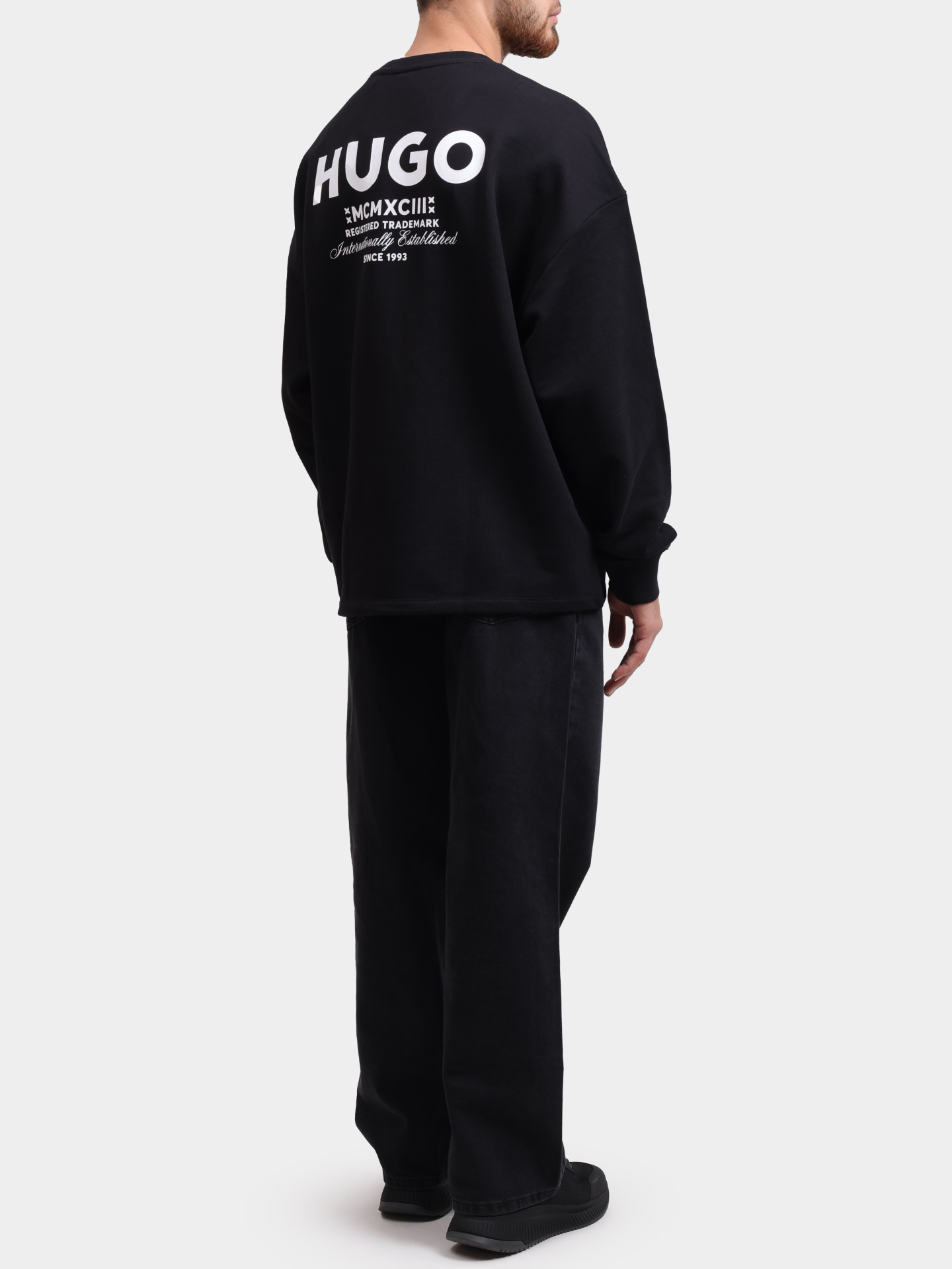 Свитшот Hugo 50510732 005 хлопковый мужской — купить в интернет-магазине Verdistore