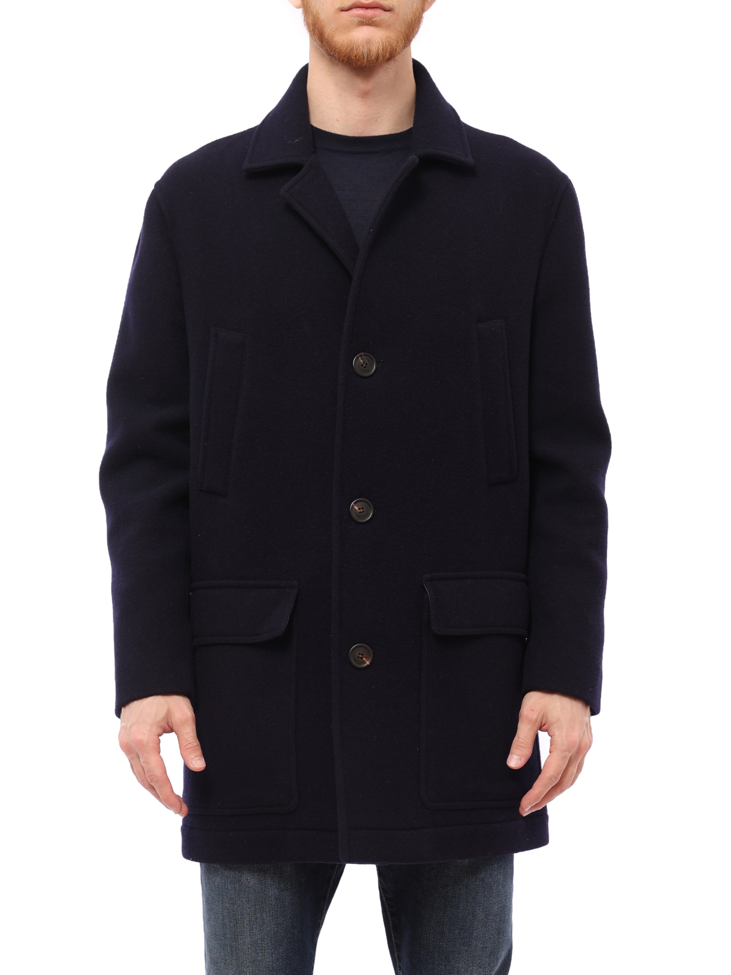 Пальто Brunello Cucinelli MN4679090 C085 шерстяное мужское — купить в интернет-магазине Verdistore