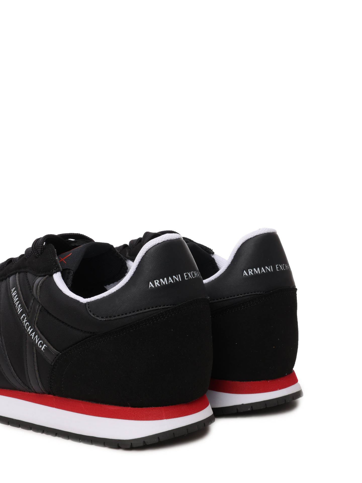 Кроссовки Armani Exchange XUX017 XCC68 00002 текстильные мужские с логотипом — купить в интернет-магазине Verdistore