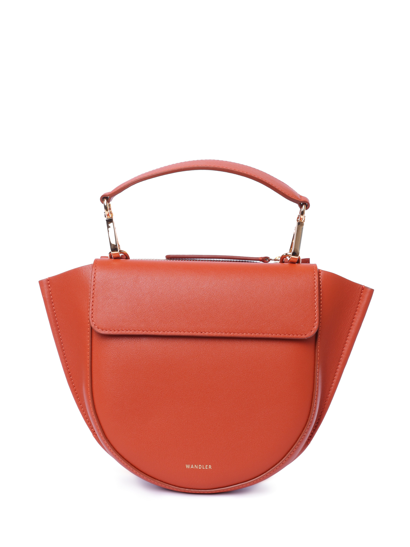 Сумка 24108000025 2220 оранжевая из натуральной кожи — купить в интернет-магазине Verdistore