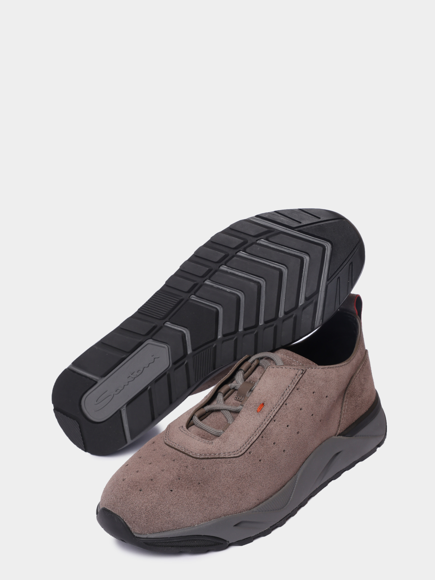 Кроссовки Santoni MBIG22032ANETEATG92 замшевые мужские — купить в интернет-магазине Verdistore