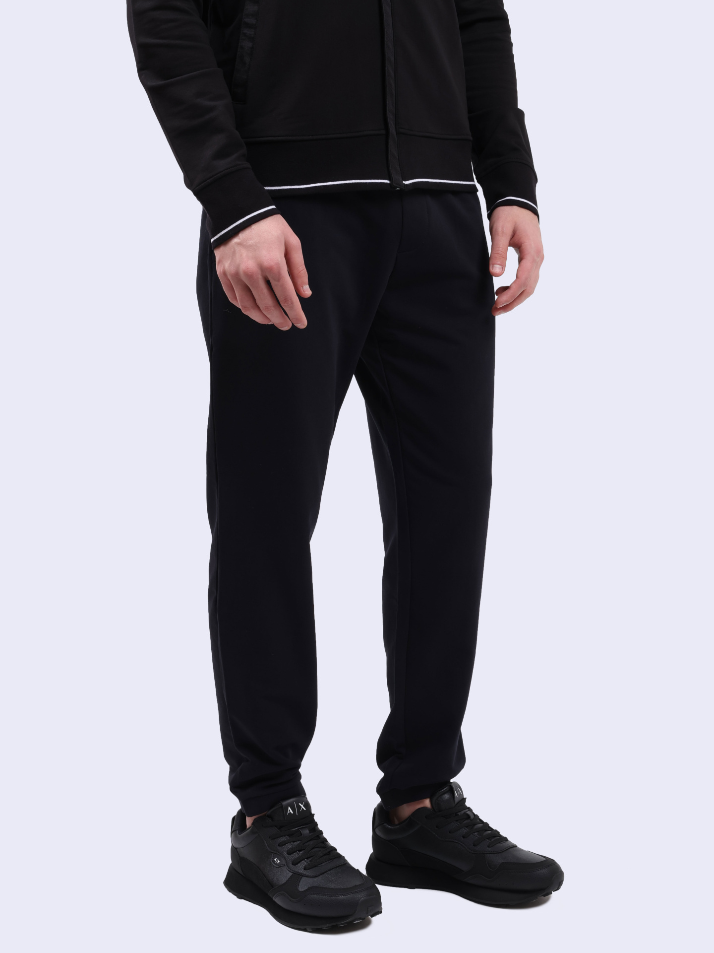 Брюки спортивные Armani Exchange 8NZP82 ZJH3Z 1510 темно-синие мужские — купить в интернет-магазине Verdistore