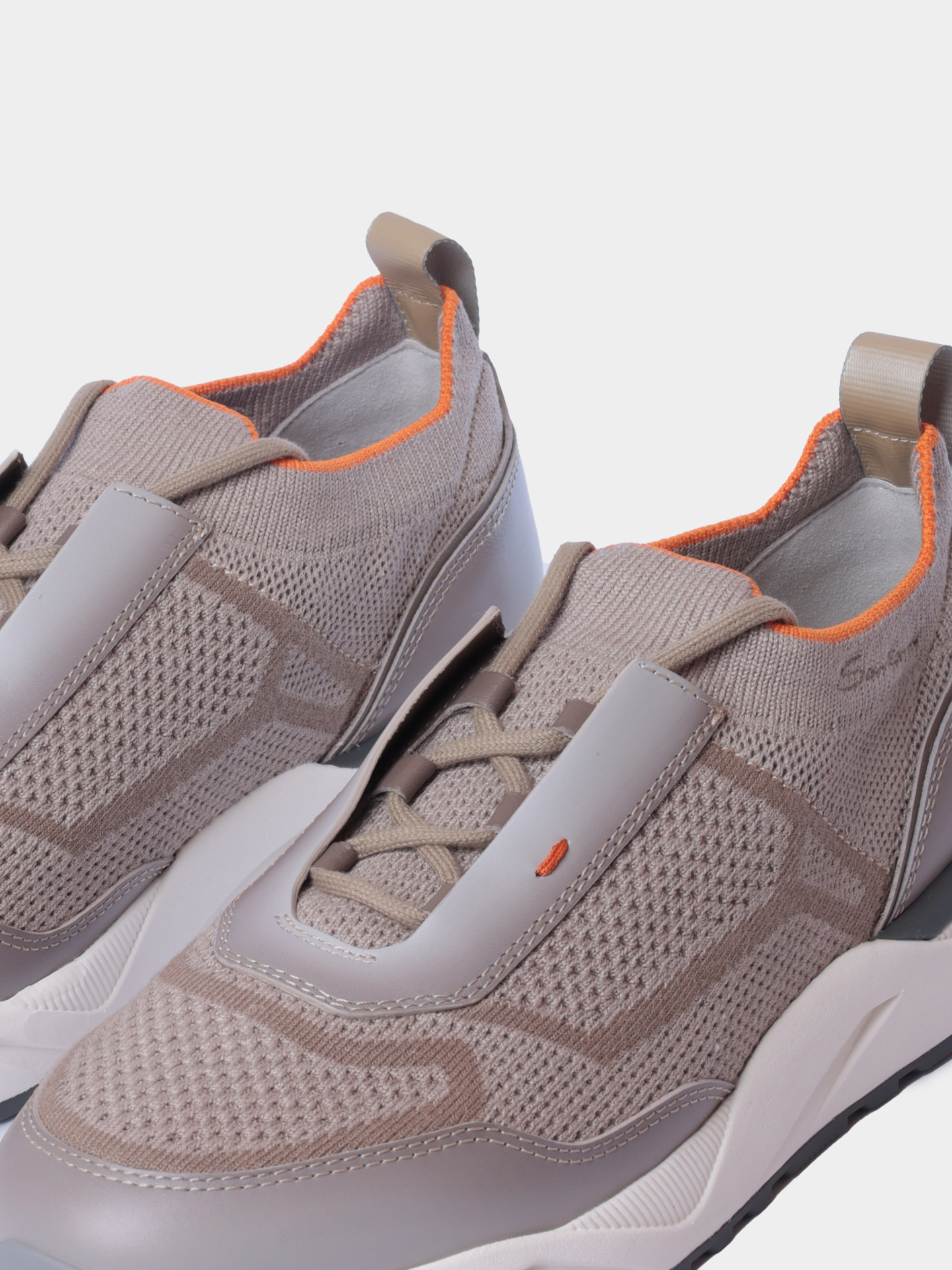 Кроссовки Santoni MBIG22135BGRCOTZM50 комбинированные мужские — купить в интернет-магазине Verdistore