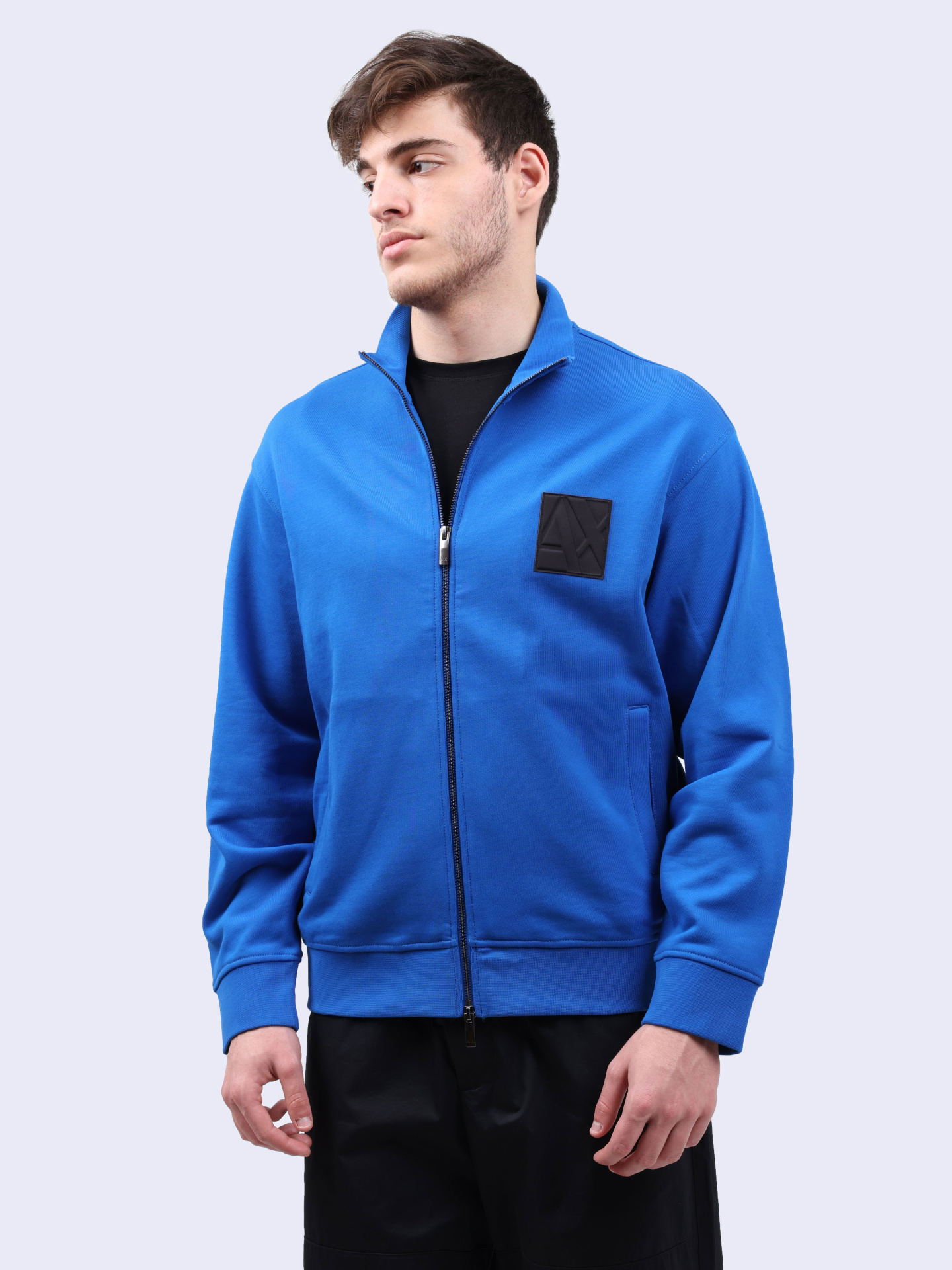 Мастерка Armani Exchange 6DZMJJ ZJ4XZ 15DS синяя мужская — купить в интернет-магазине Verdistore
