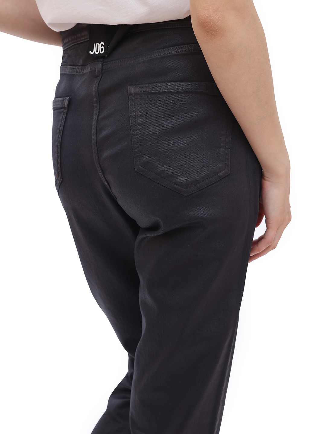 Джинсы Armani Exchange 6GYJ06 1593 черные женские прямого кроя — купить в интернет-магазине Verdistore
