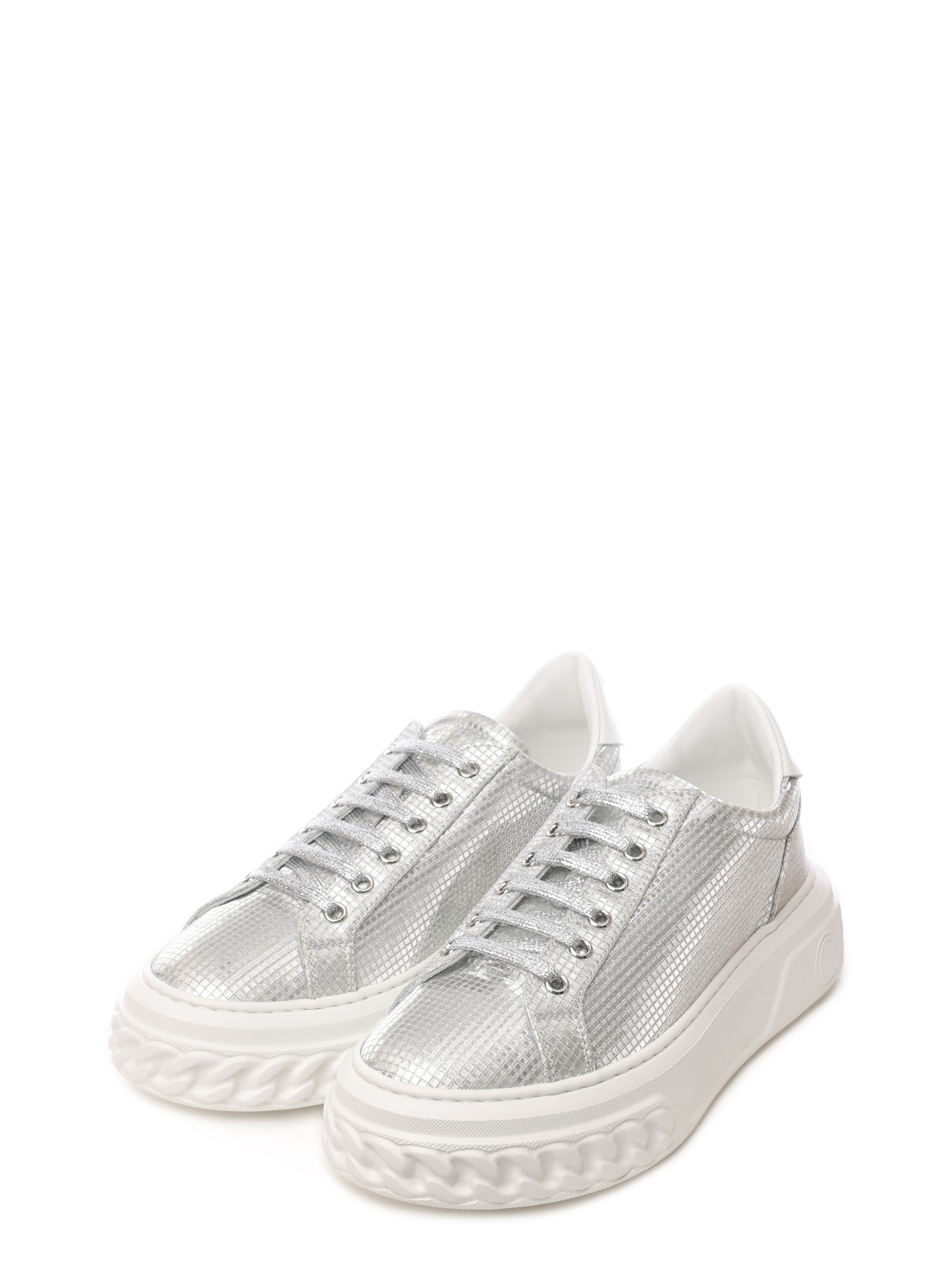 Кеды Casadei 2X001X0201C2350A005 серебристые женские — купить в интернет-магазине Verdistore