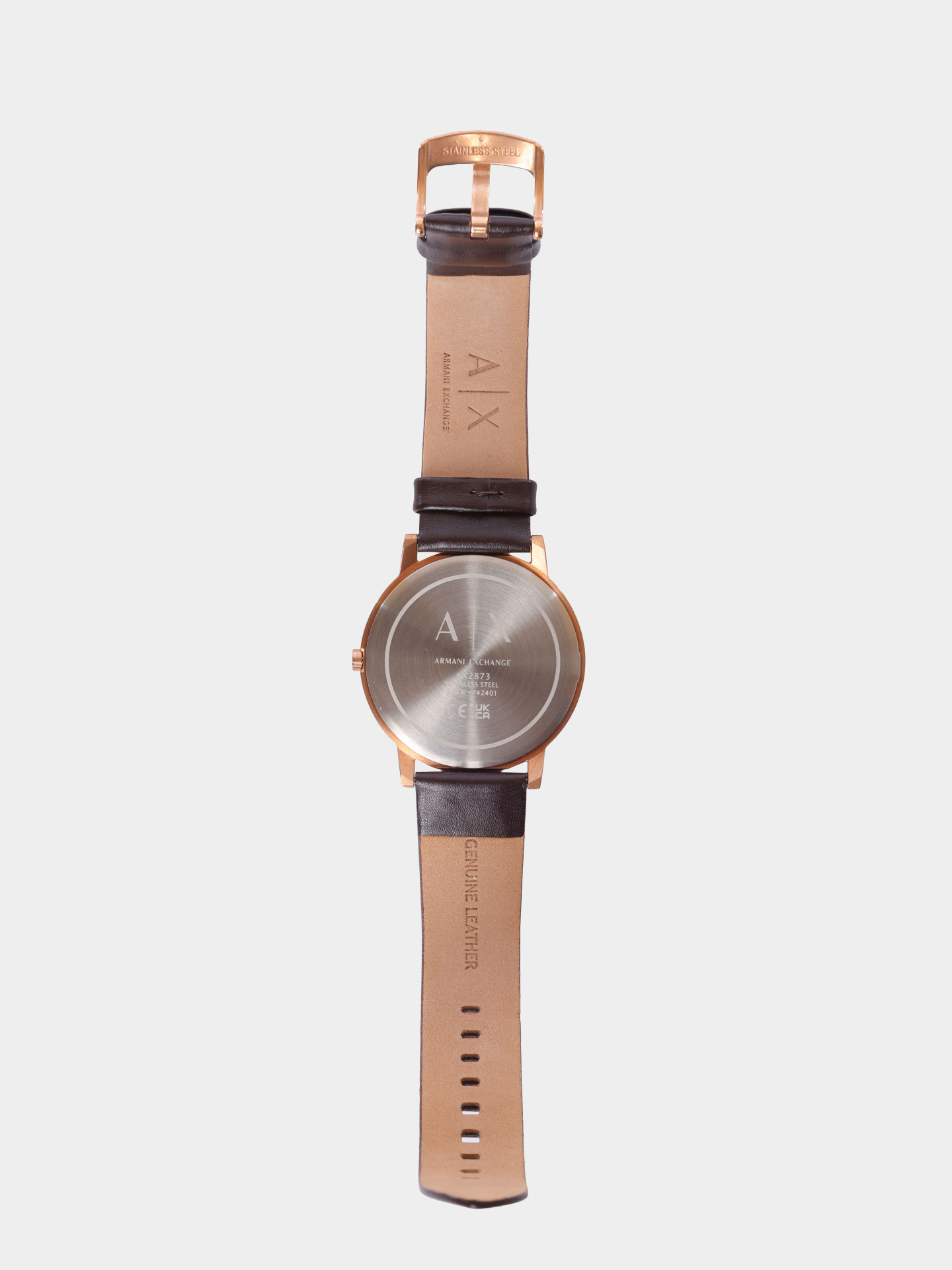 Наручные часы Armani Exchange AX2873 кожаные мужские — купить в интернет-магазине Verdistore