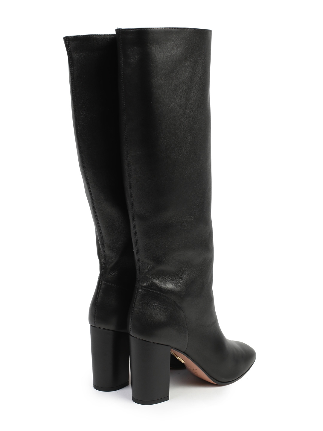 Сапоги Aquazzura BOOMIDB2 000 кожаные женские — купить в интернет-магазине Verdistore