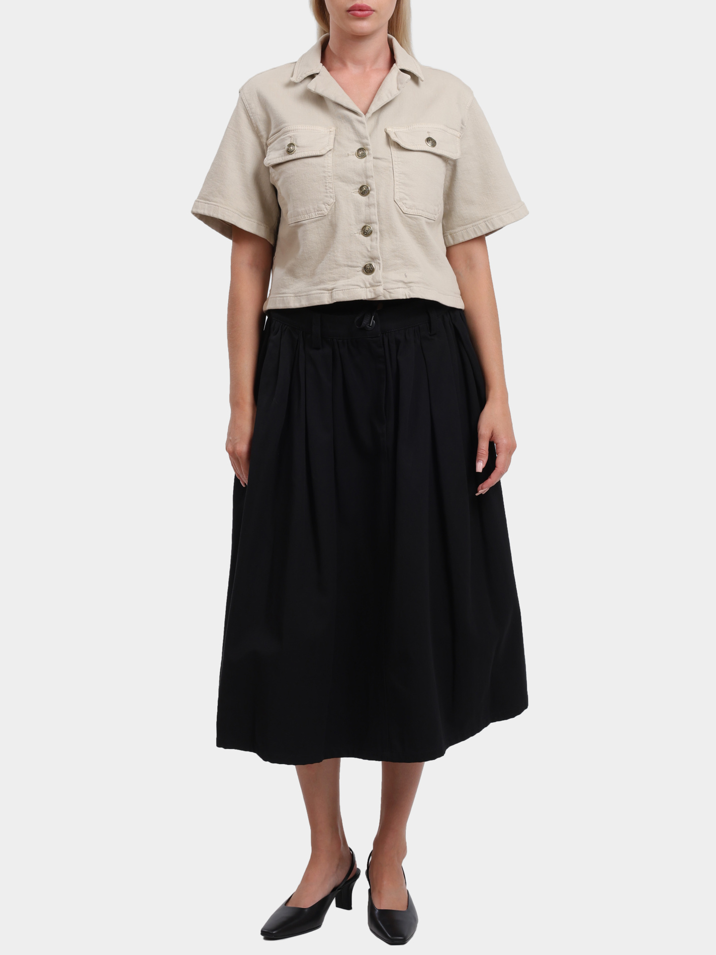 Юбка MARELLA FUMANA 001 хлопковая женская — купить в интернет-магазине Verdistore