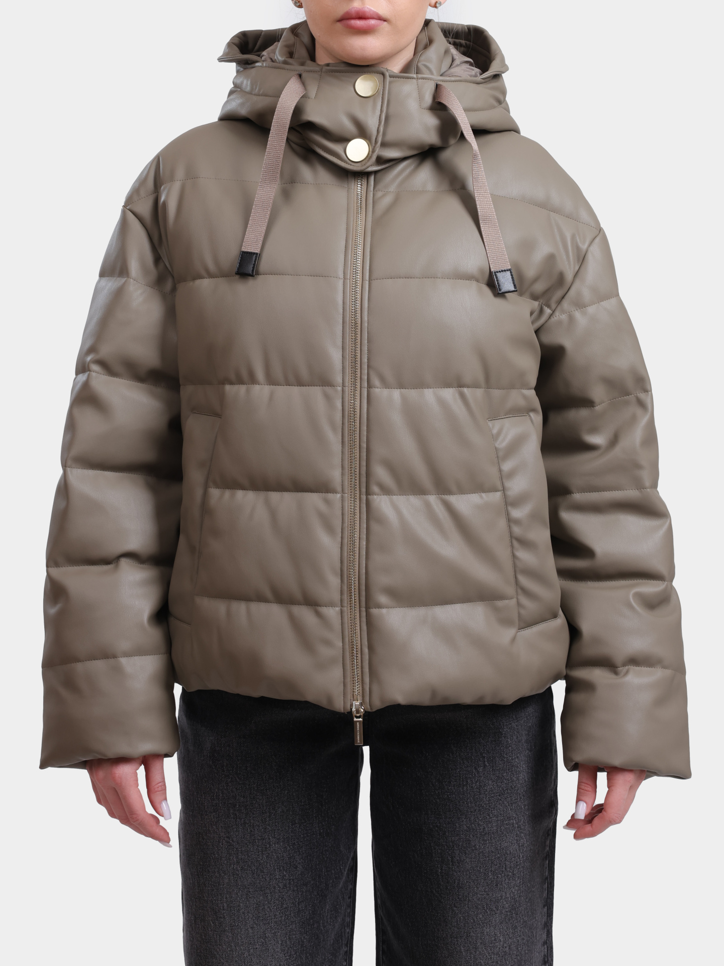 Куртка Armani Exchange XW000673 AF16106 U6242 бежевая женская — купить в интернет-магазине Verdistore