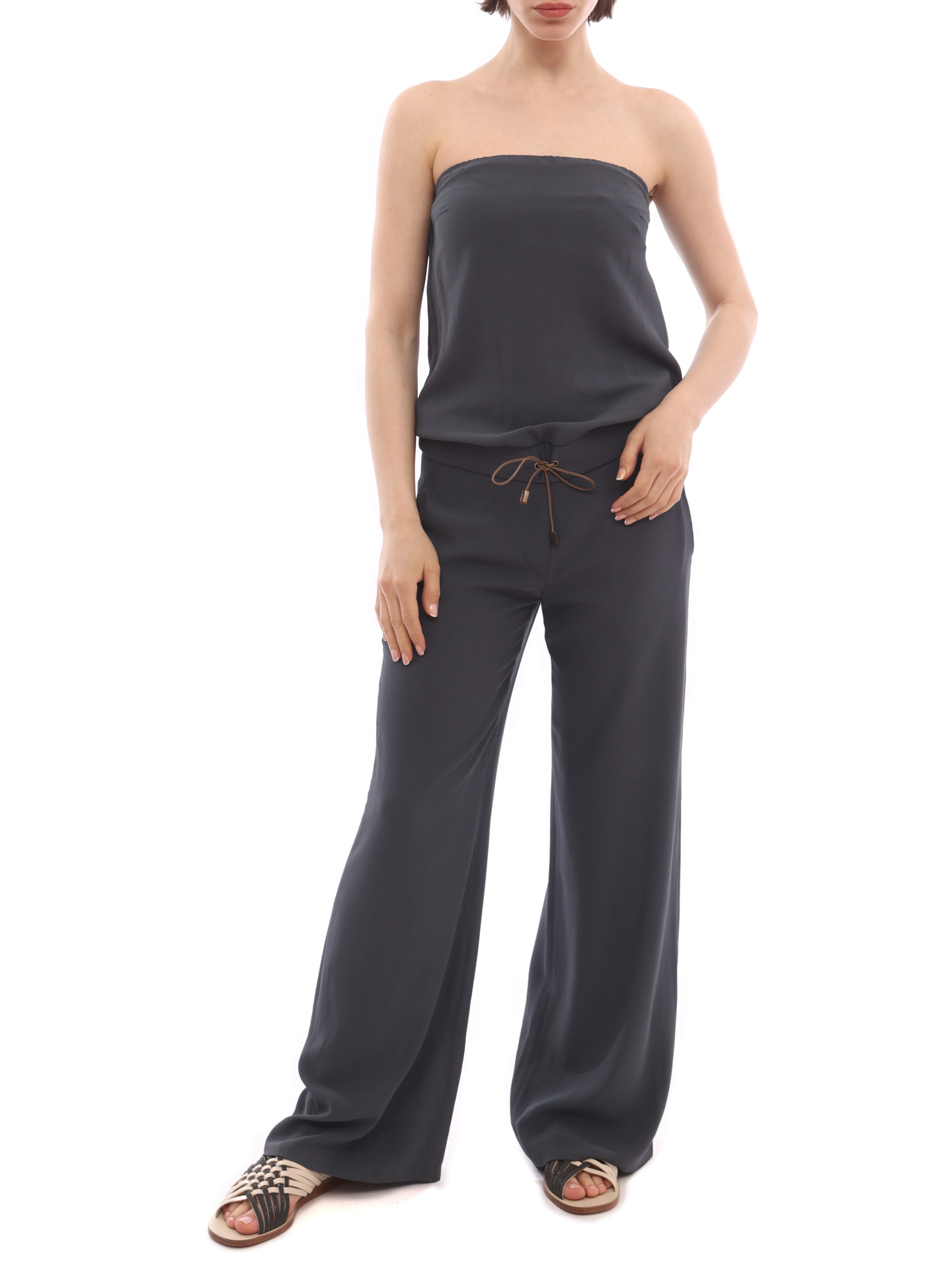 Комбинезон Brunello Cucinelli MA90155E99 серый женский — купить в интернет-магазине Verdistore