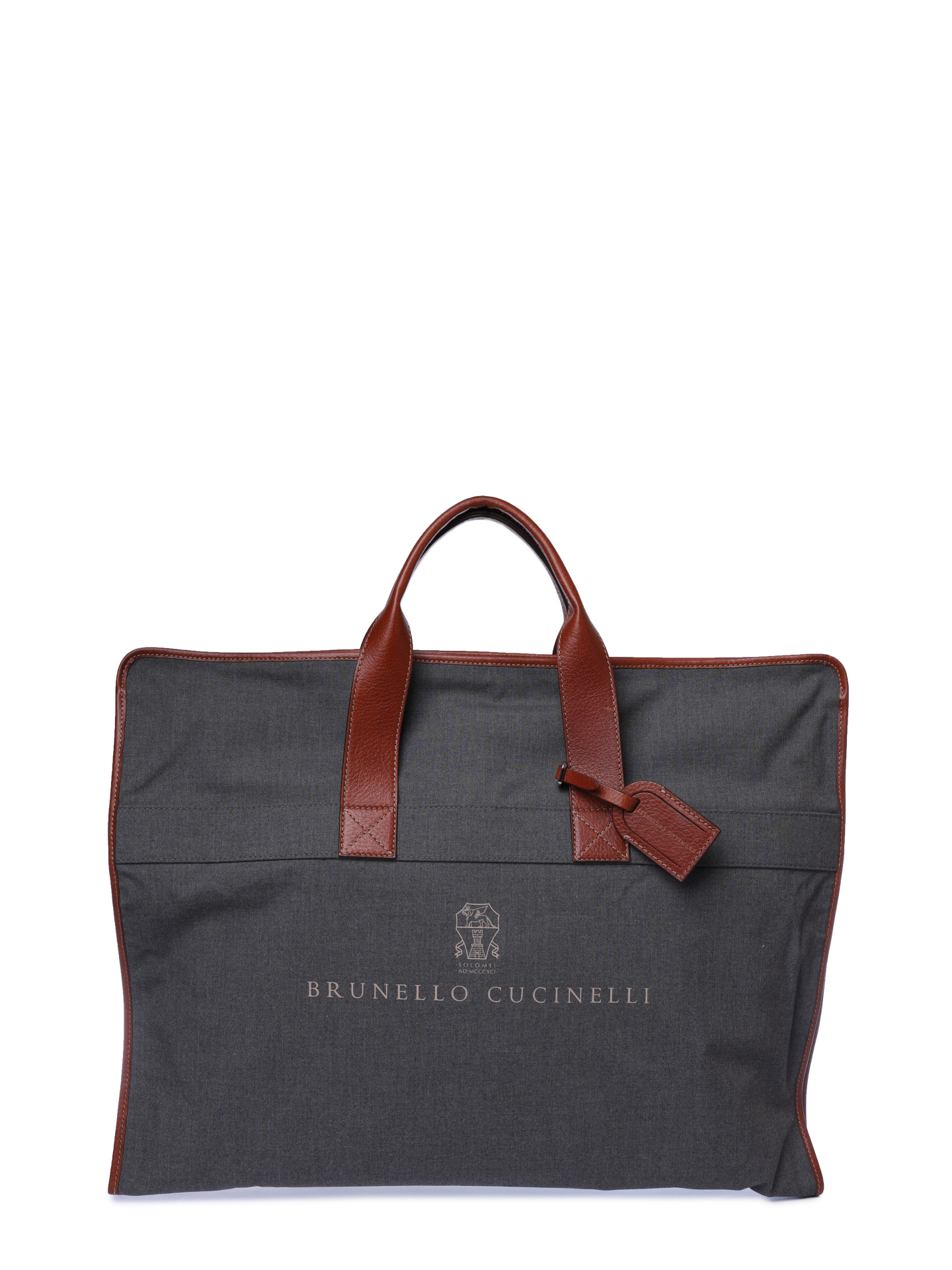 Чехол для костюма Brunello Cucinelli MWN4ZU390 CH531 с логотипом — купить в интернет-магазине Verdistore