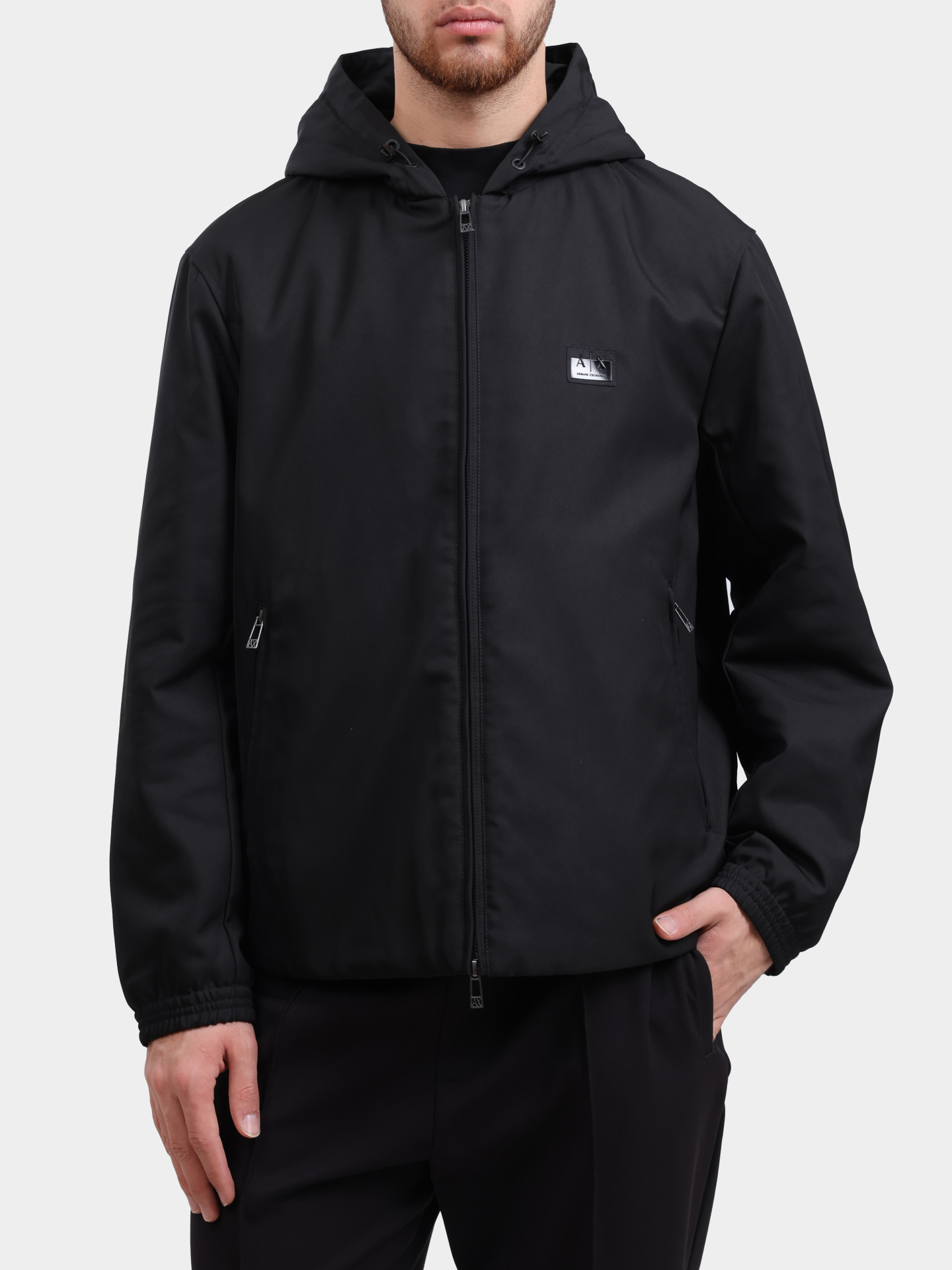 Куртка Armani Exchange XM001102 AF16672 черная мужская  — купить в интернет-магазине Verdistore