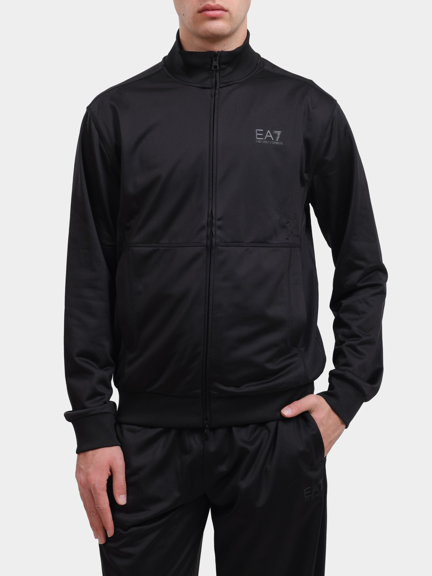 Костюм спортивный EA7 7M000237 AF12449 UC001 черный мужской — купить в интернет-магазине Verdistore