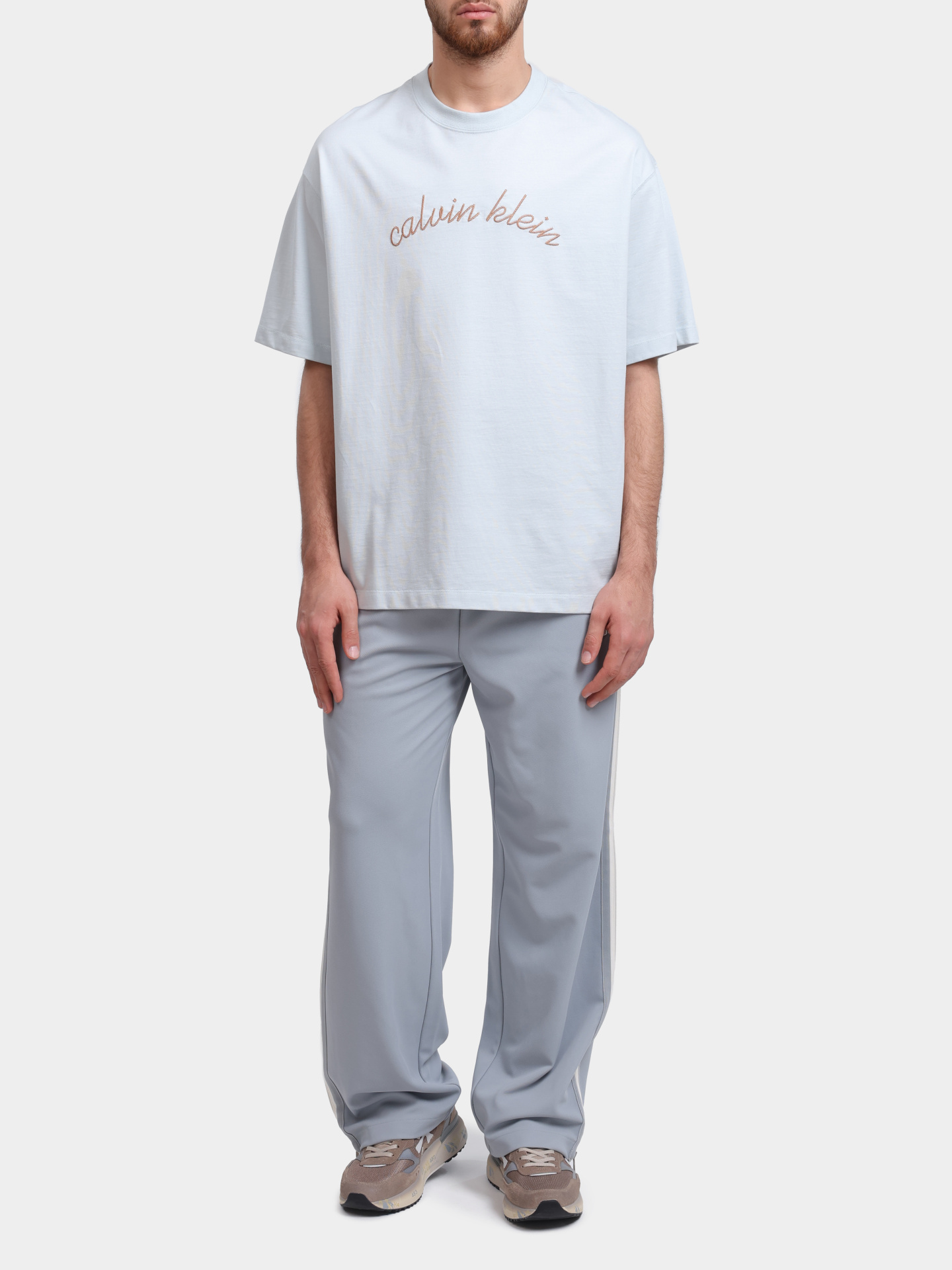 Футболка Calvin Klein Jeans LV04RC225G 6QH хлопковая мужская — купить в интернет-магазине Verdistore