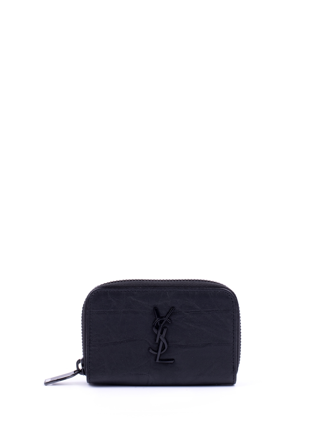 Портмоне с фактурной кожаной поверхностью черное — купить в интернет-магазине Verdistore