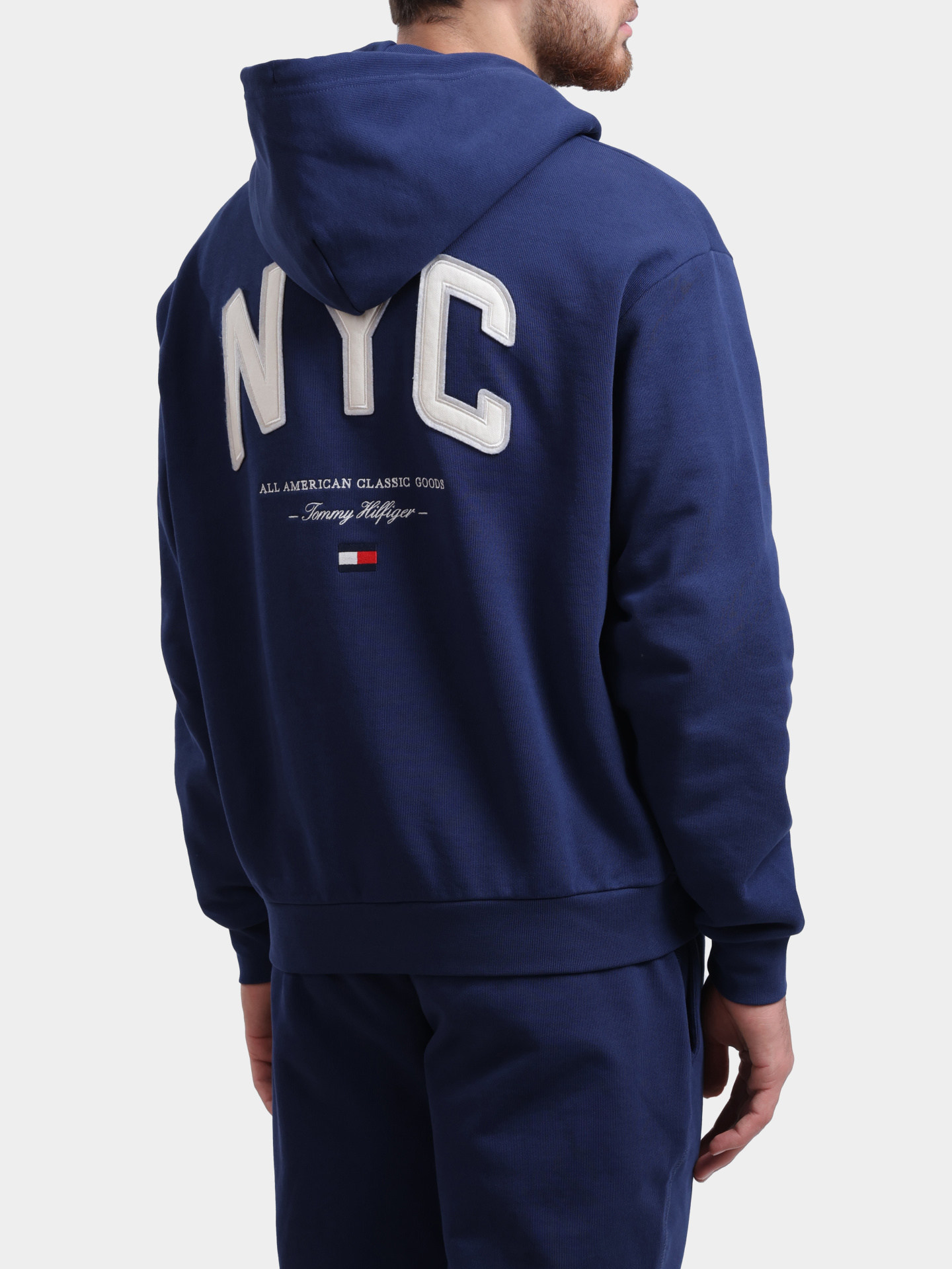 Мастерка Tommy Hilfiger MW0MW39683 мужская с вышивкой  — купить в интернет-магазине Verdistore