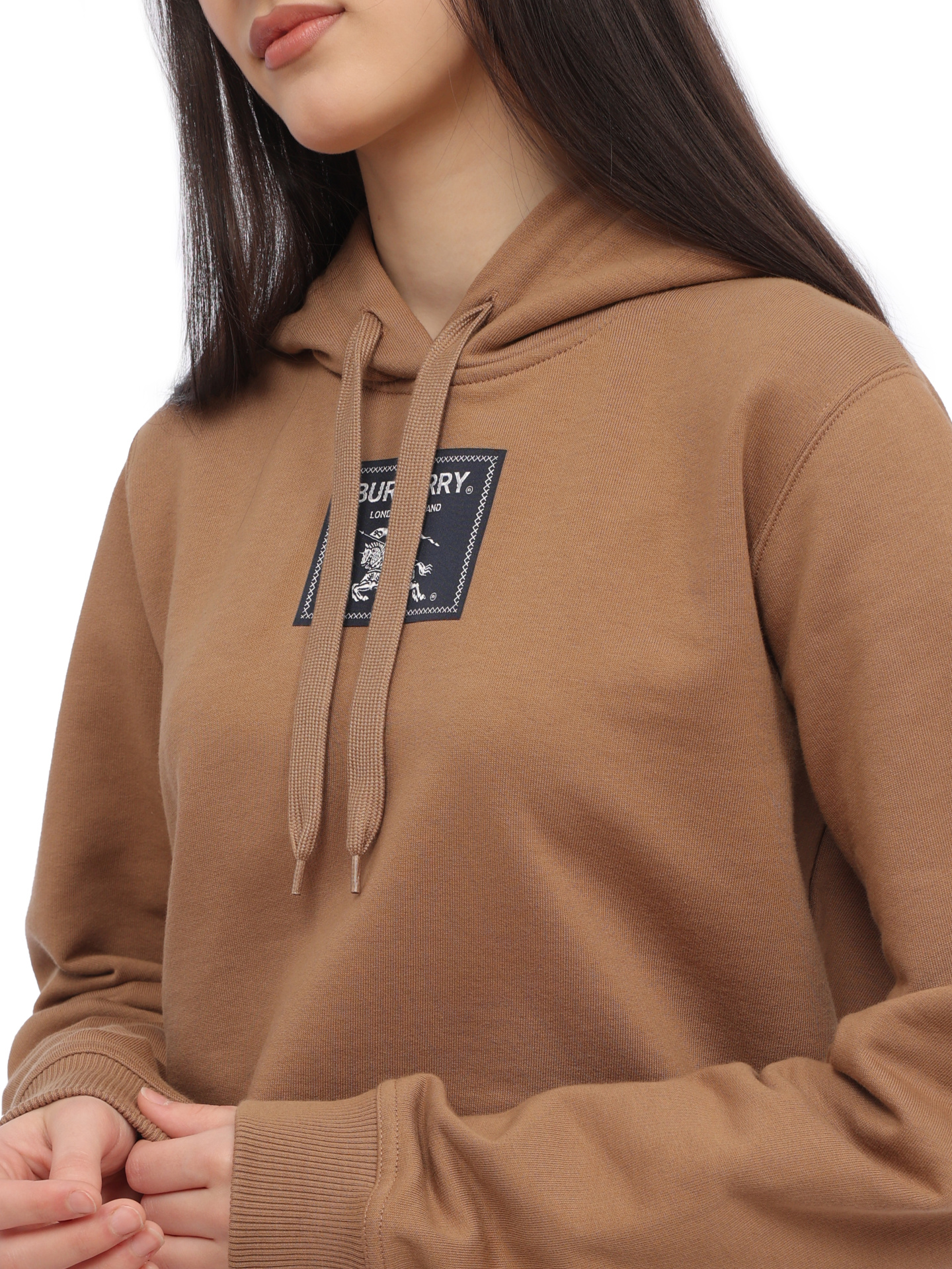 Худи Burberry 8065778 A1420 хлопковое женское — купить в интернет-магазине Verdistore