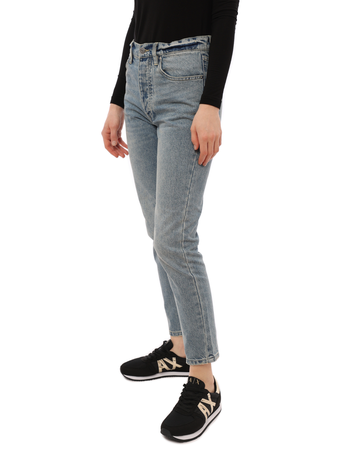 Джинсы Armani Exchange 8NYJ51 Y2AAZ 150A голубые женские — купить в интернет-магазине Verdistore
