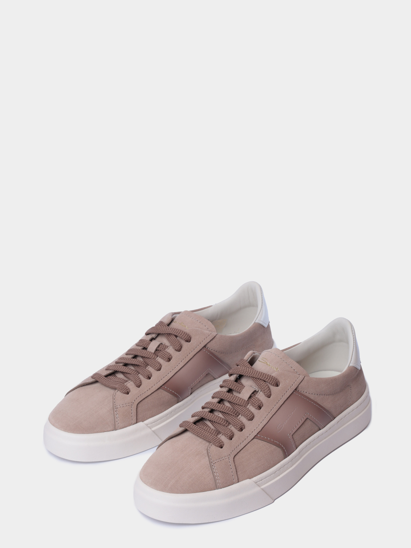 Кеды Santoni MBGG21964PNNCFCTM50 замшевые мужские — купить в интернет-магазине Verdistore