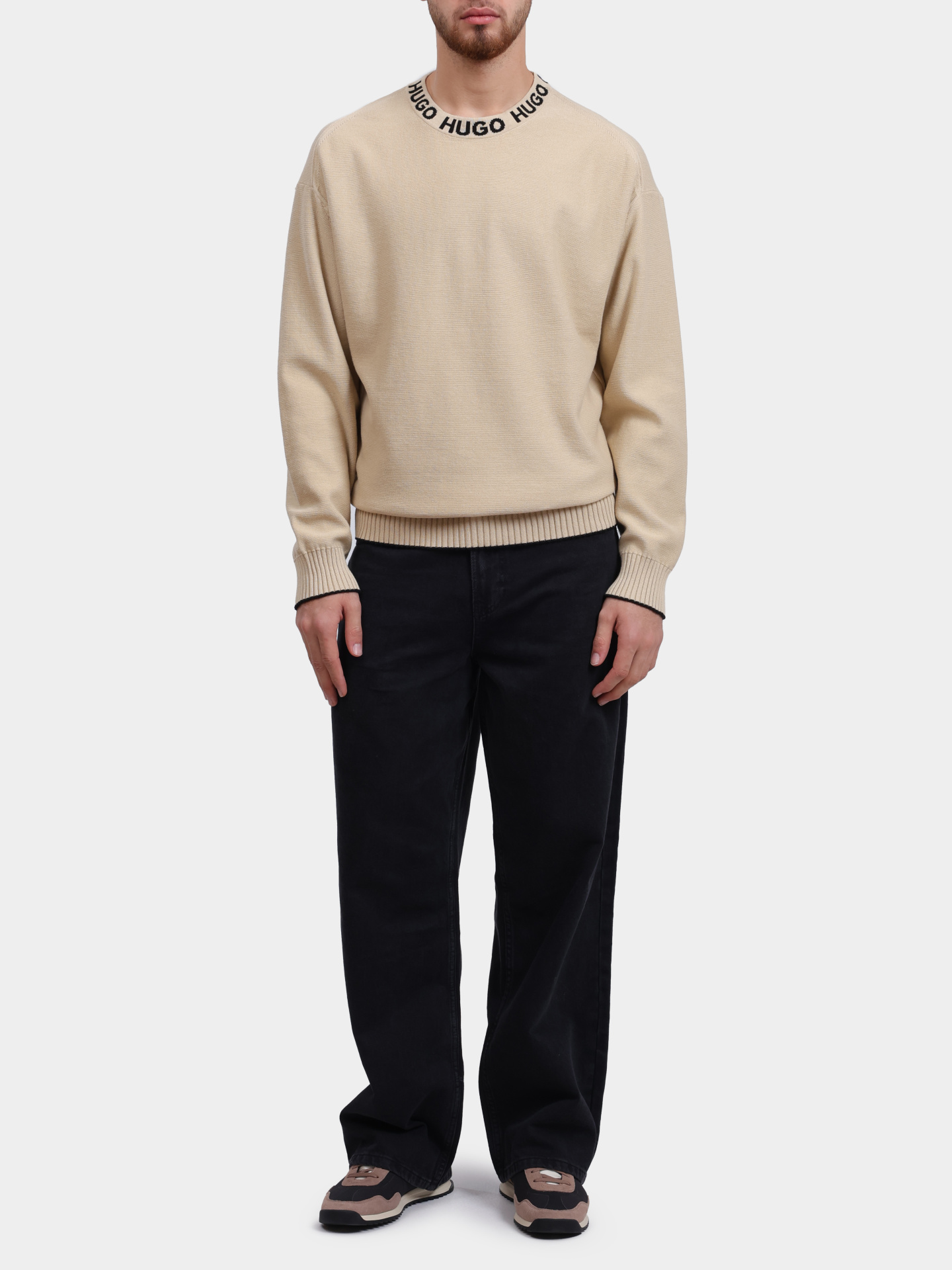 Джемпер Hugo 50474813 285 хлопковый мужской — купить в интернет-магазине Verdistore