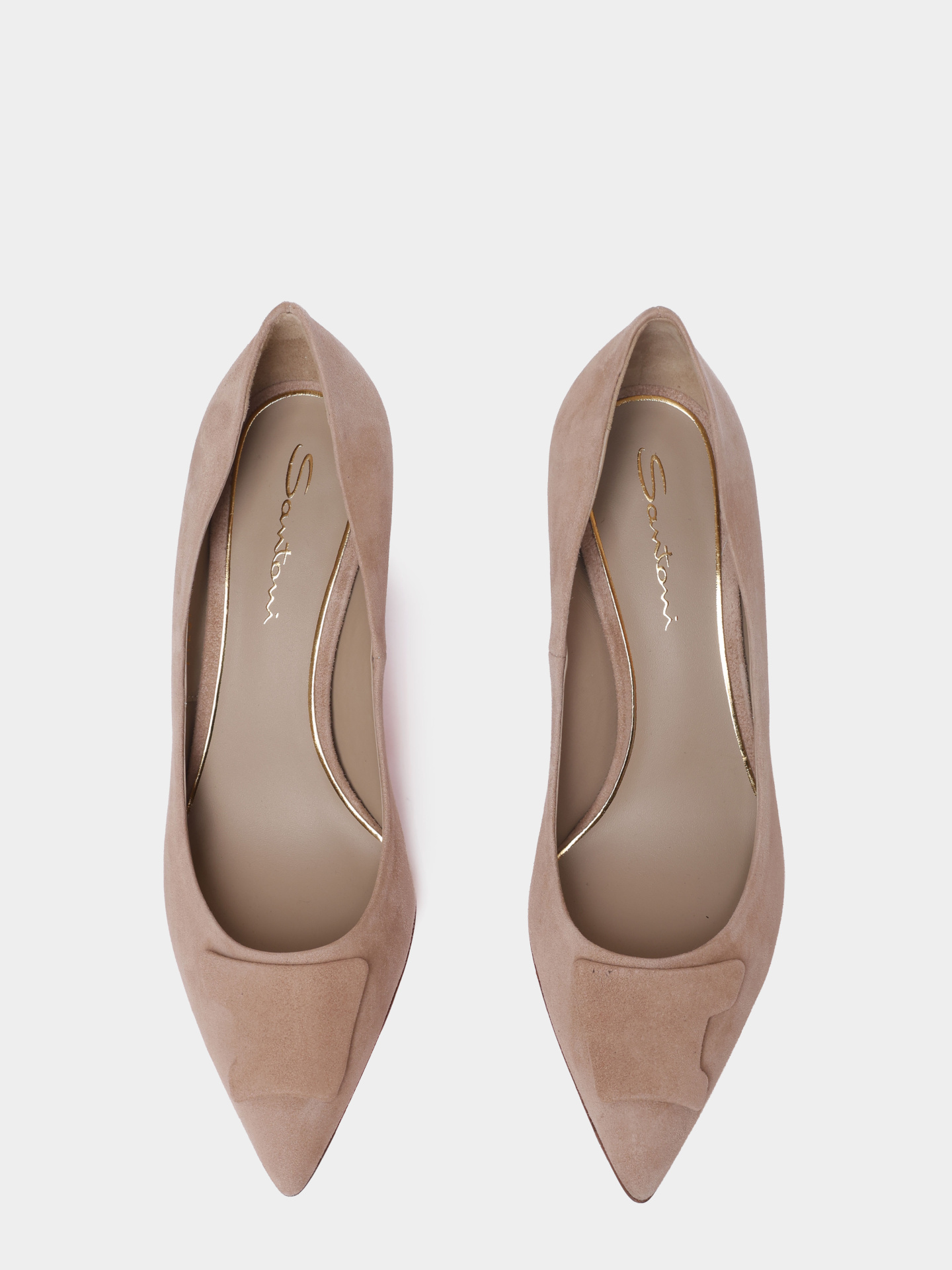 Туфли Santoni WDIG71207HI2TMGDM23 замшевые женские — купить в интернет-магазине Verdistore