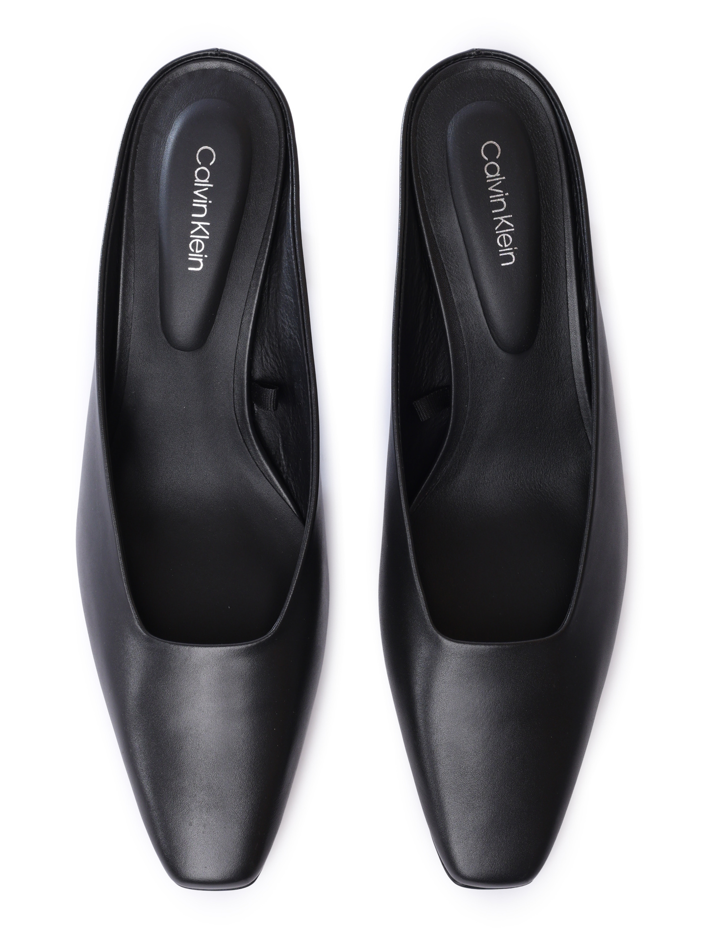 Мюли Calvin Klein HW0HW02332 кожаные женские — купить в интернет-магазине Verdistore